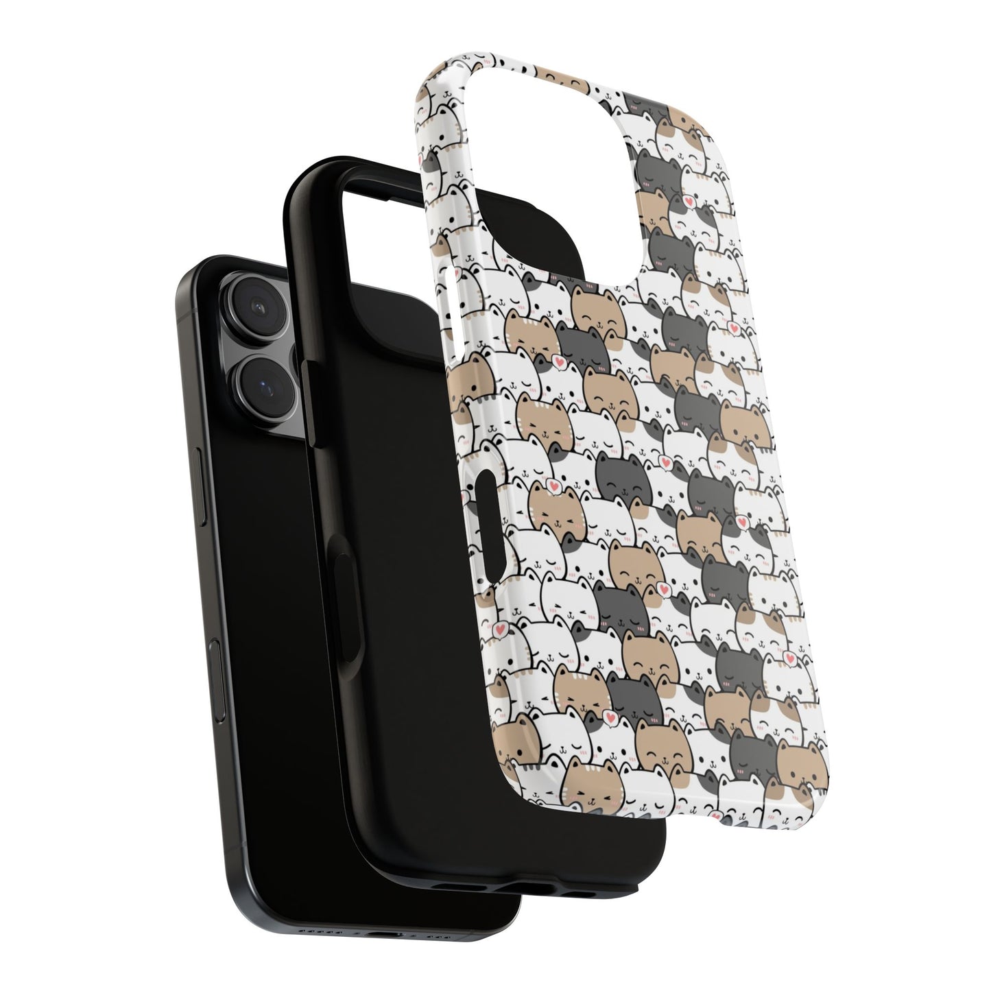 Tough Phone Case, Glossy Cute Finish, Durable and Stylish Design, Trendy Smartphone Protection