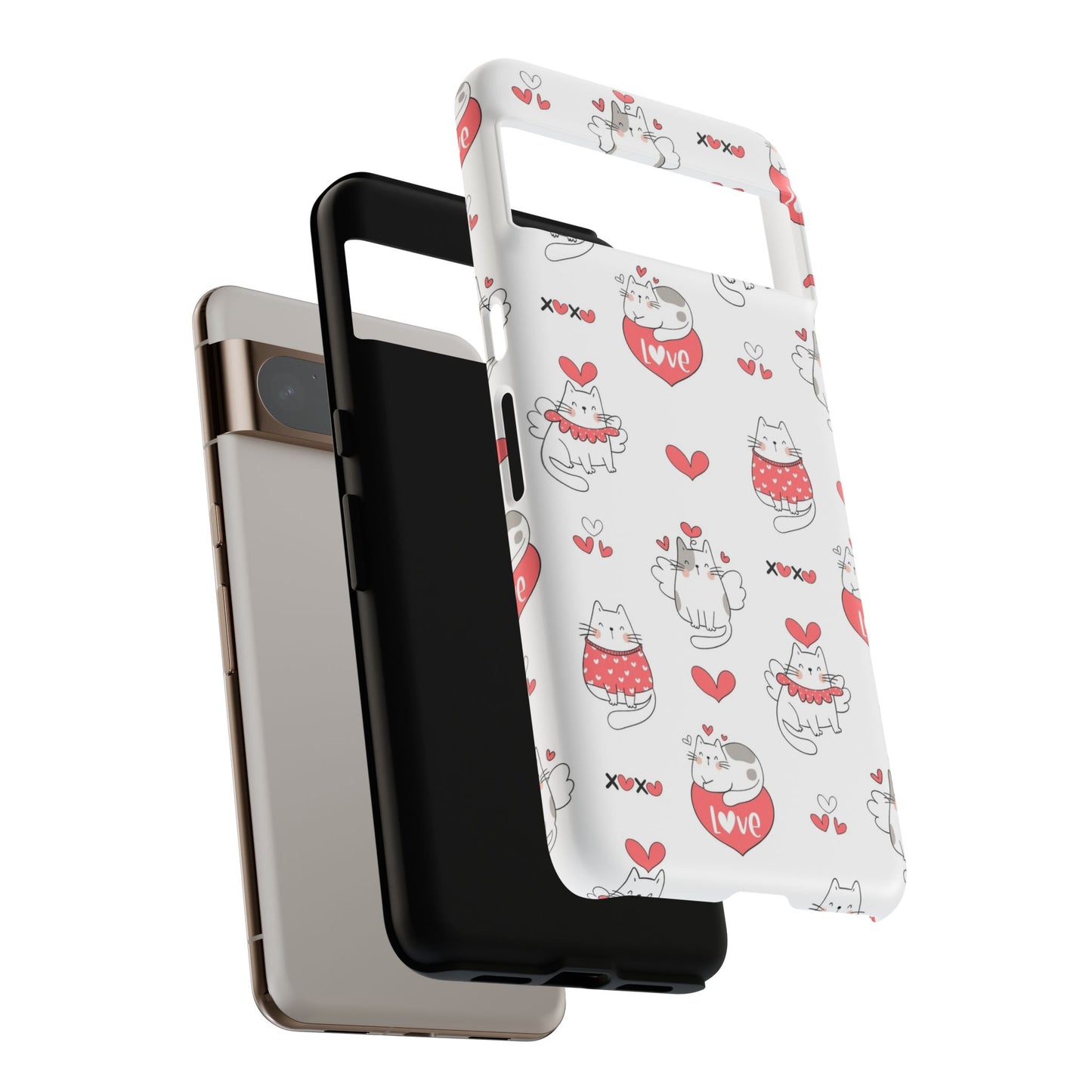 Durable Tough Phone Case, Trendy Glossy Cover, Stylish Cute Design, Perfect for Smartphone Protection