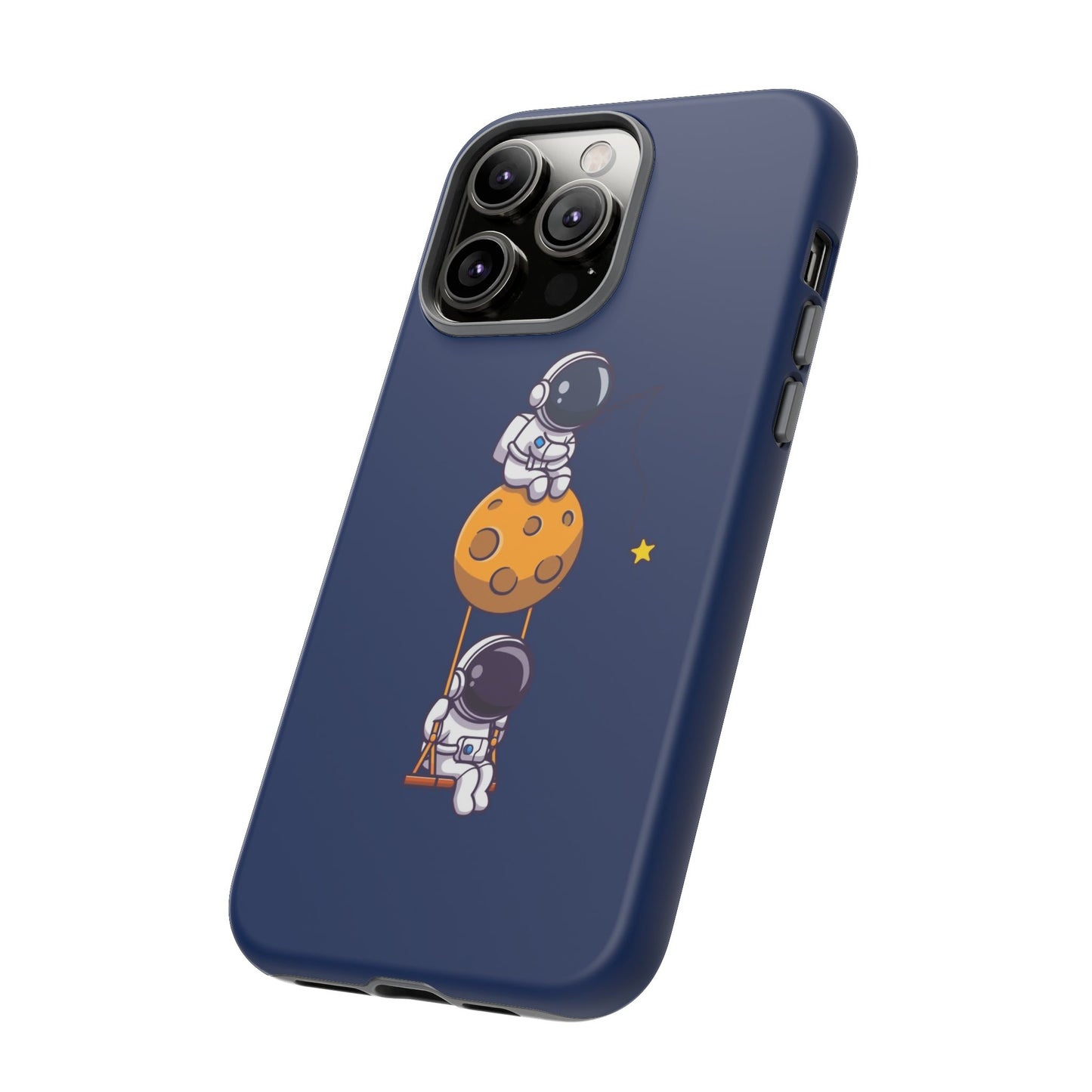 Astronaut Adventure Phone Case - Galaxy Design with Space Explorers