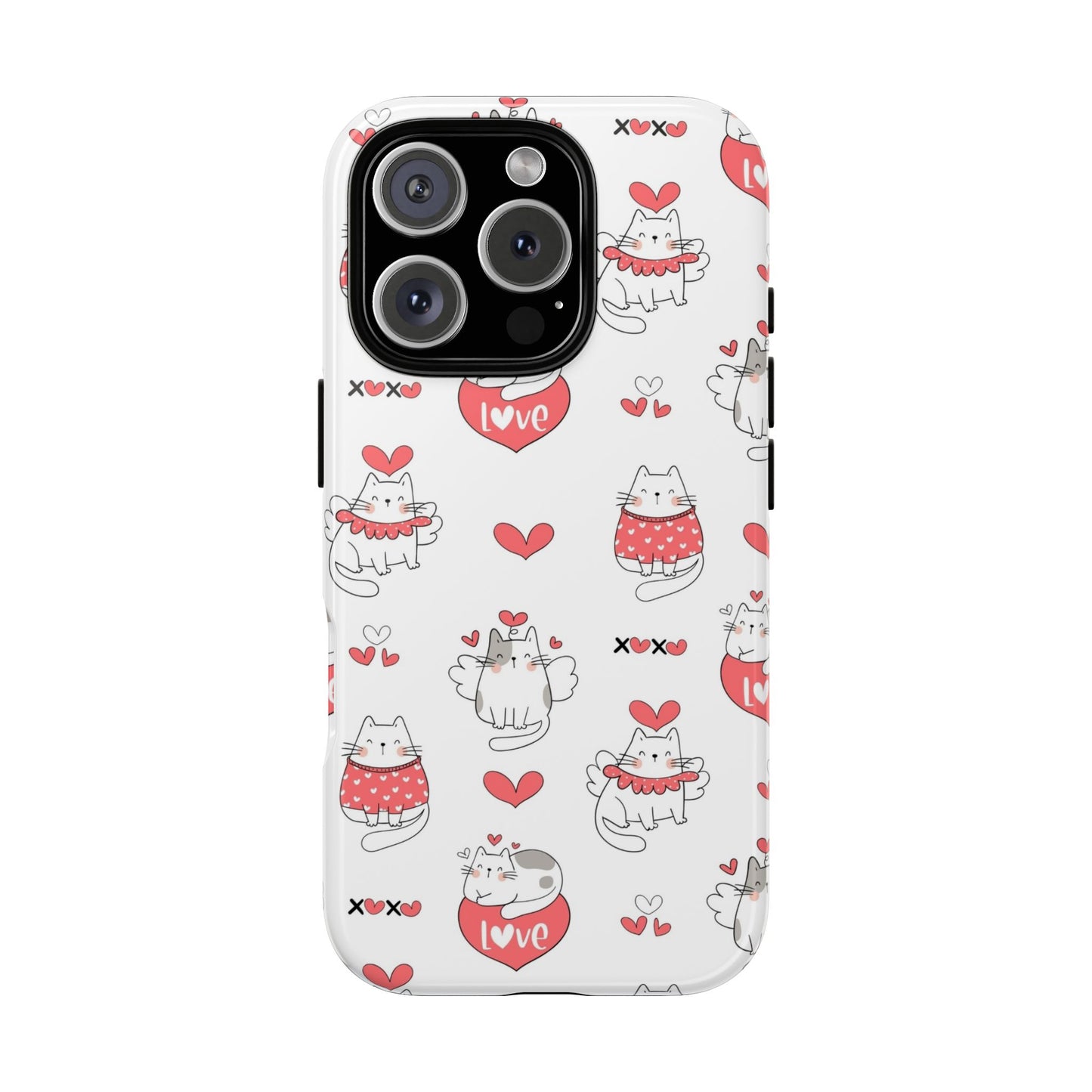 Durable Tough Phone Case, Trendy Glossy Cover, Stylish Cute Design, Perfect for Smartphone Protection