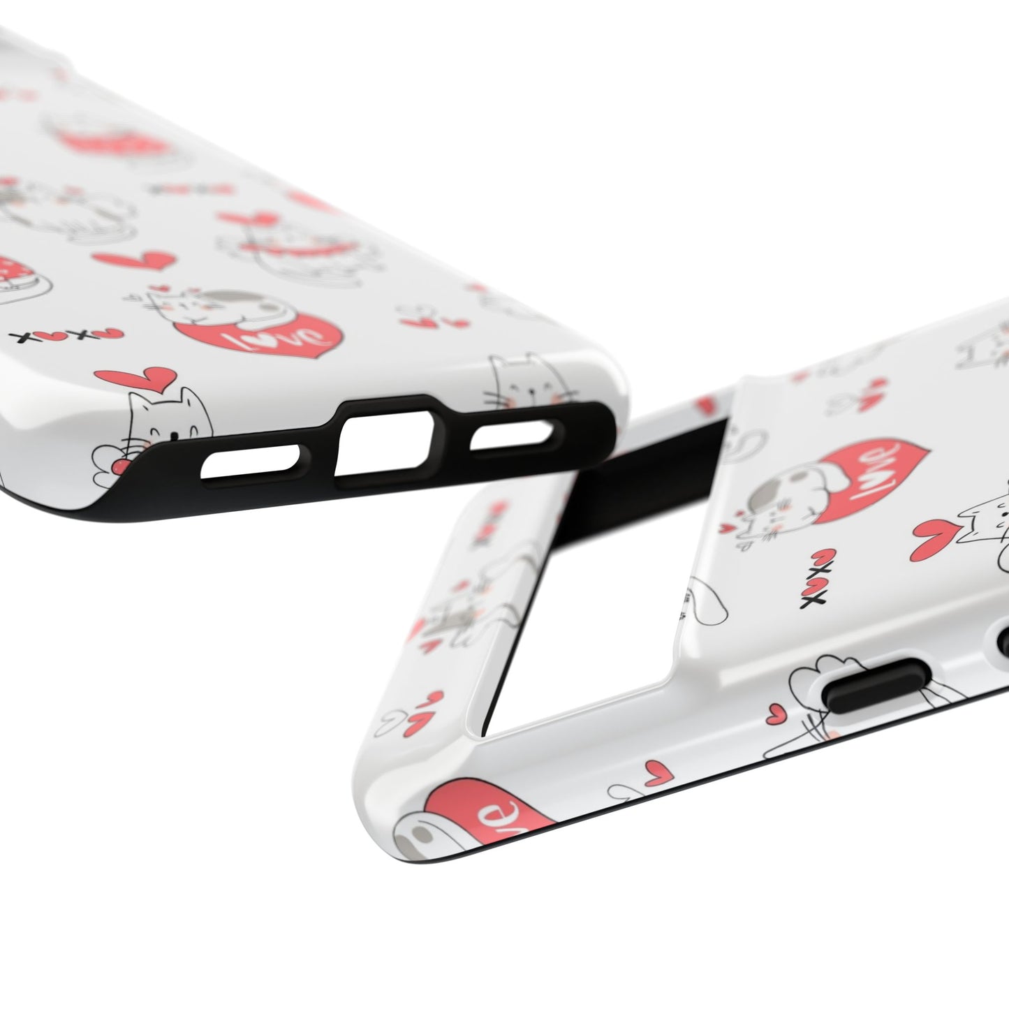 Durable Tough Phone Case, Trendy Glossy Cover, Stylish Cute Design, Perfect for Smartphone Protection