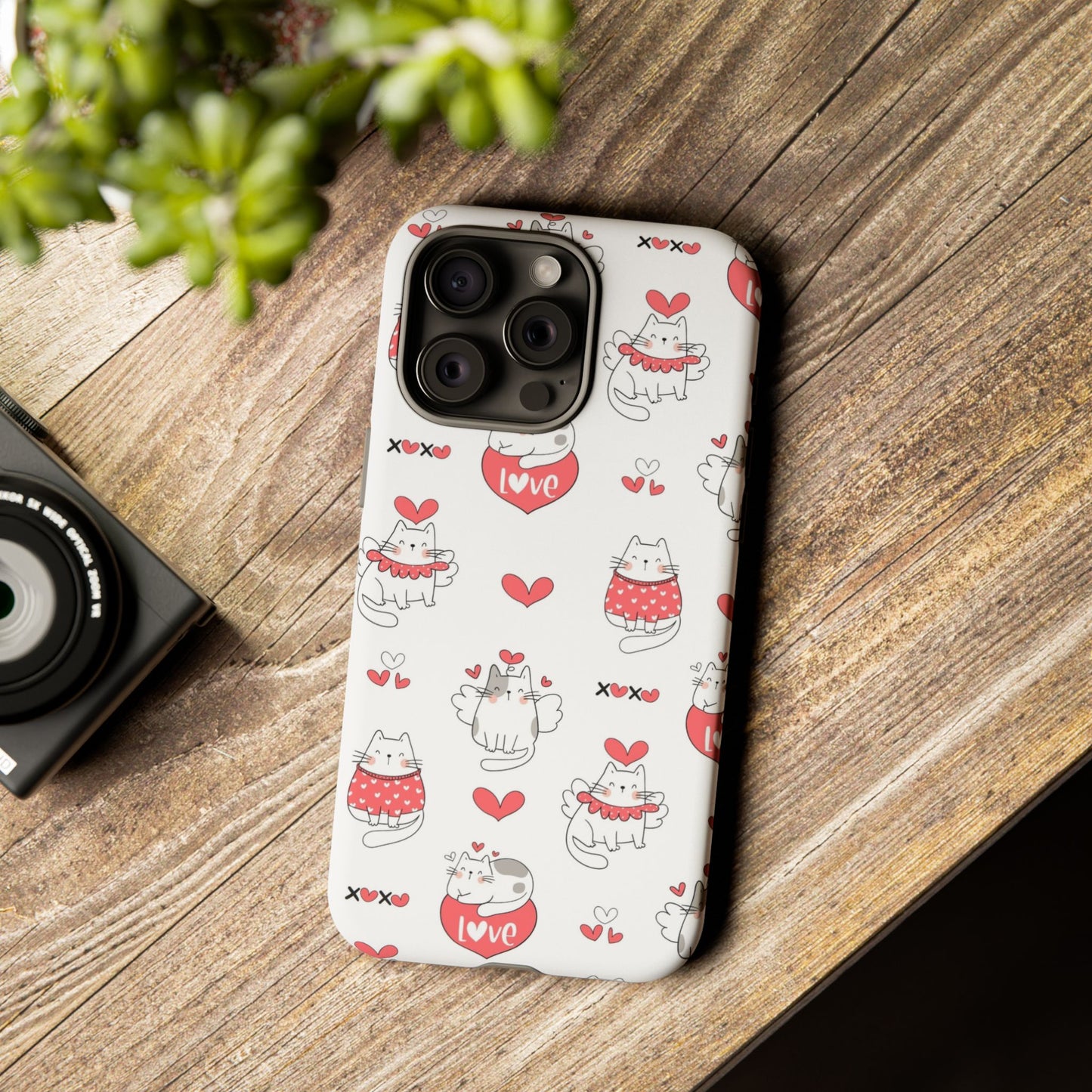 Durable Tough Phone Case, Trendy Glossy Cover, Stylish Cute Design, Perfect for Smartphone Protection