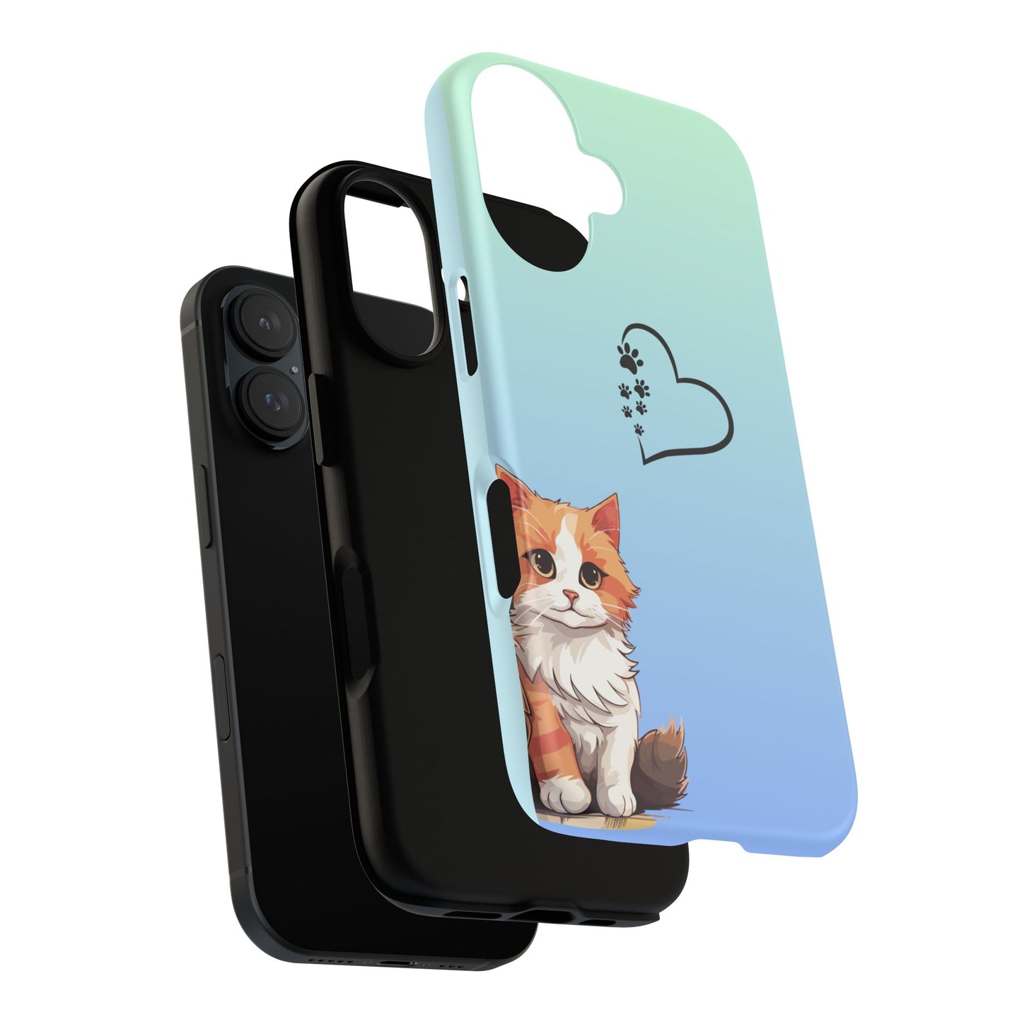 Trendy Tough Phone Case, Glossy Finish, Durable and Stylish, Cute Design for Smartphone Protection