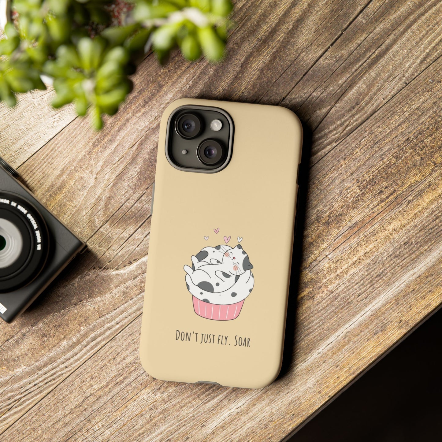 Tough Phone Case, Glossy Cute Design, Durable and Stylish, Trendy Smartphone Cover for Daily Use