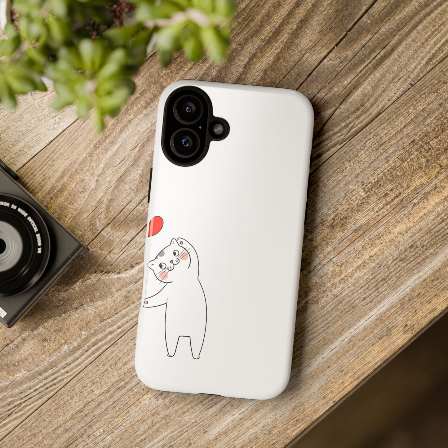Tough Phone Case, Cute and Stylish Design, Durable Glossy Finish, Trendy Smartphone Protection for Daily Use