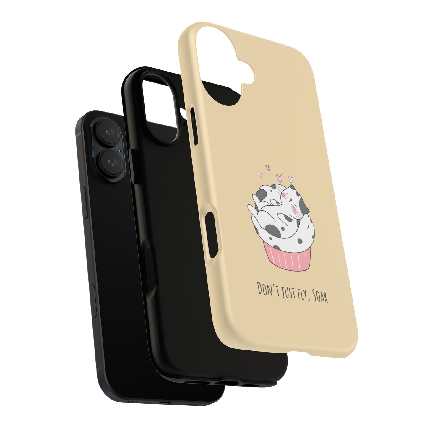 Tough Phone Case, Glossy Cute Design, Durable and Stylish, Trendy Smartphone Cover for Daily Use