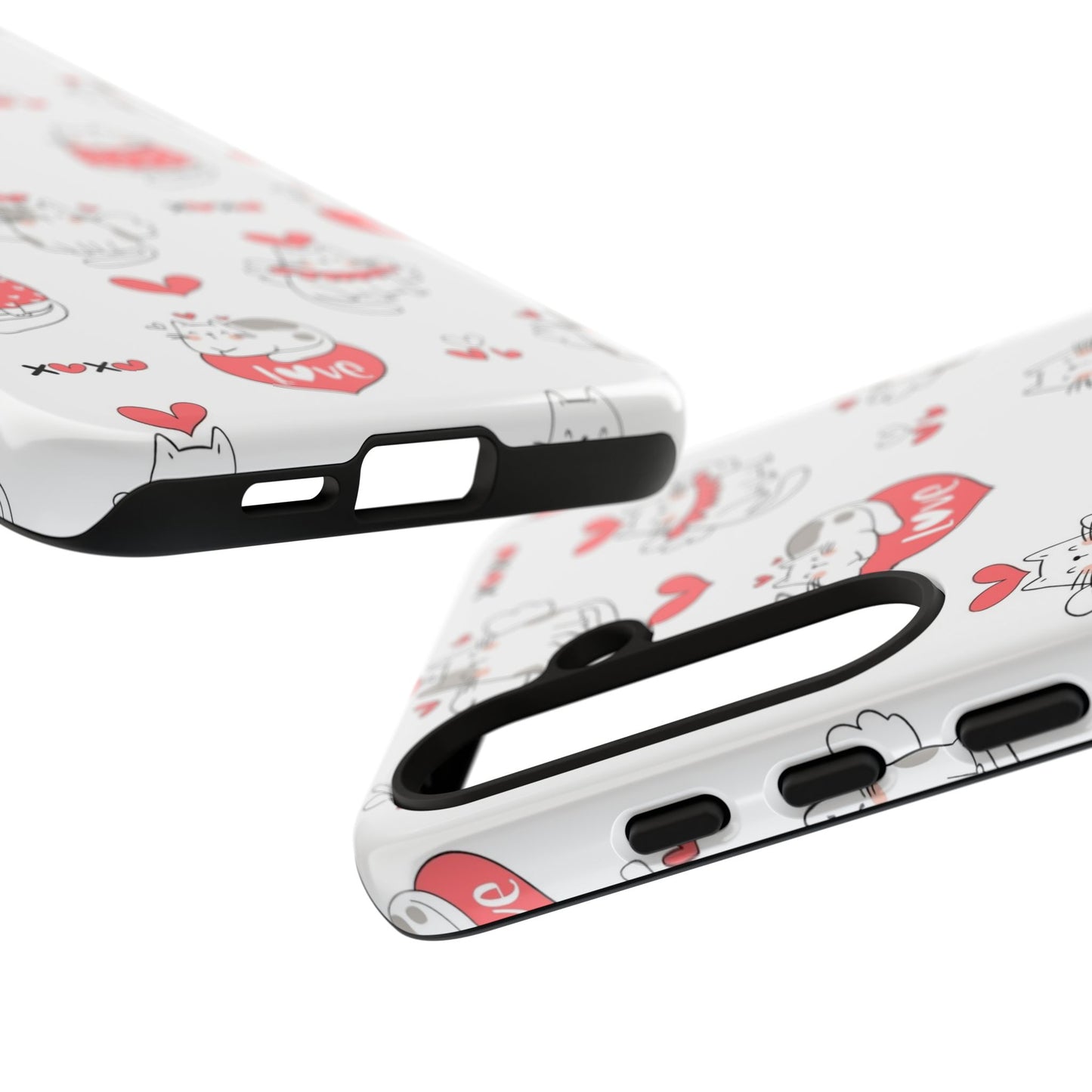 Durable Tough Phone Case, Trendy Glossy Cover, Stylish Cute Design, Perfect for Smartphone Protection