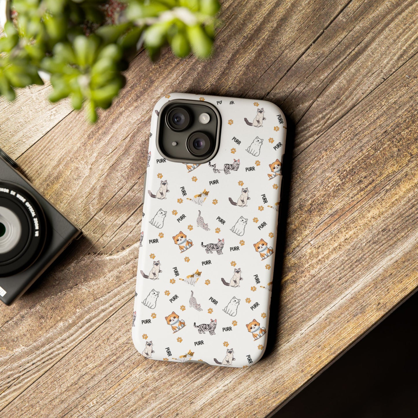 Tough Phone Case, Glossy Finish, Trendy and Cute, Durable Smartphone Protection for Daily Us