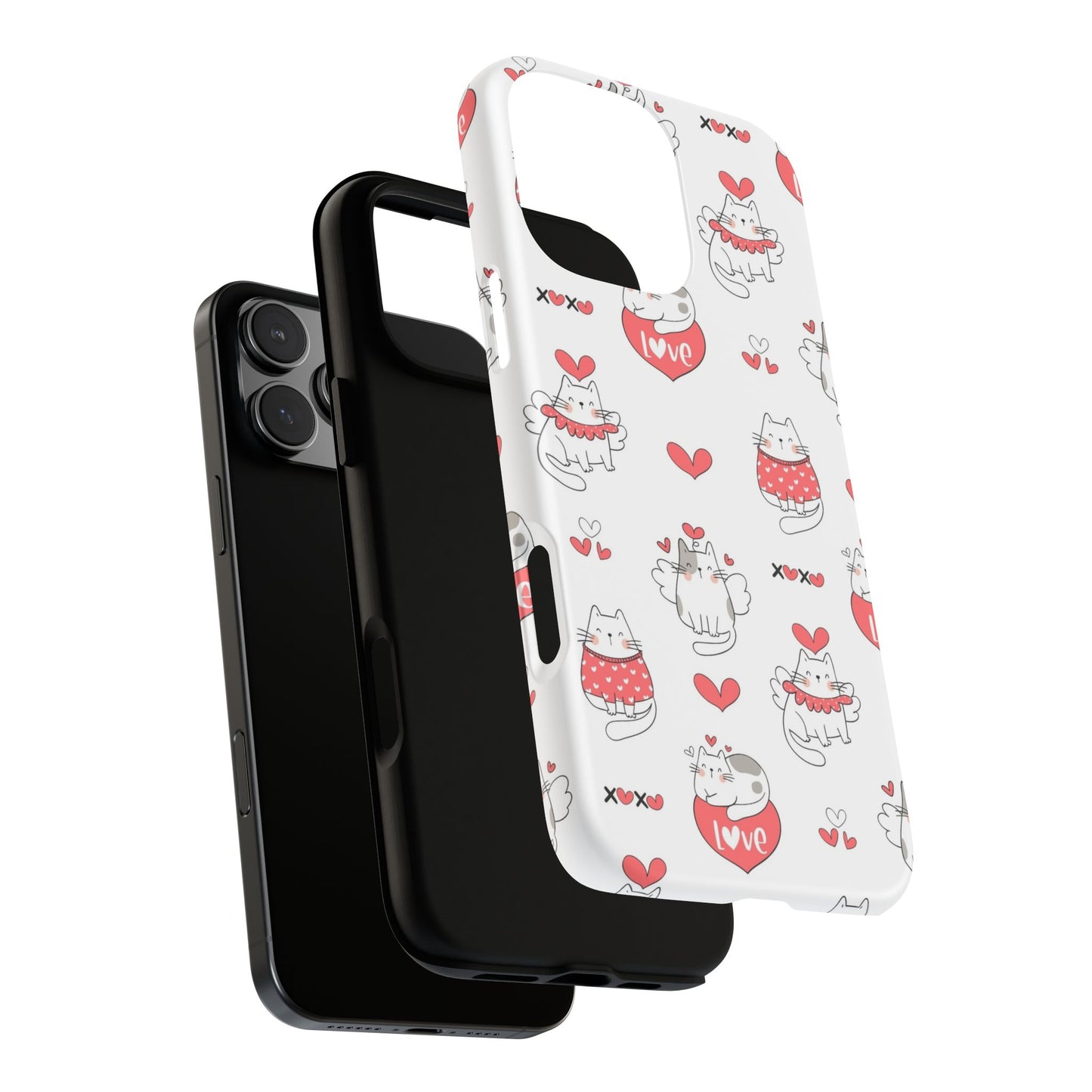 Durable Tough Phone Case, Trendy Glossy Cover, Stylish Cute Design, Perfect for Smartphone Protection