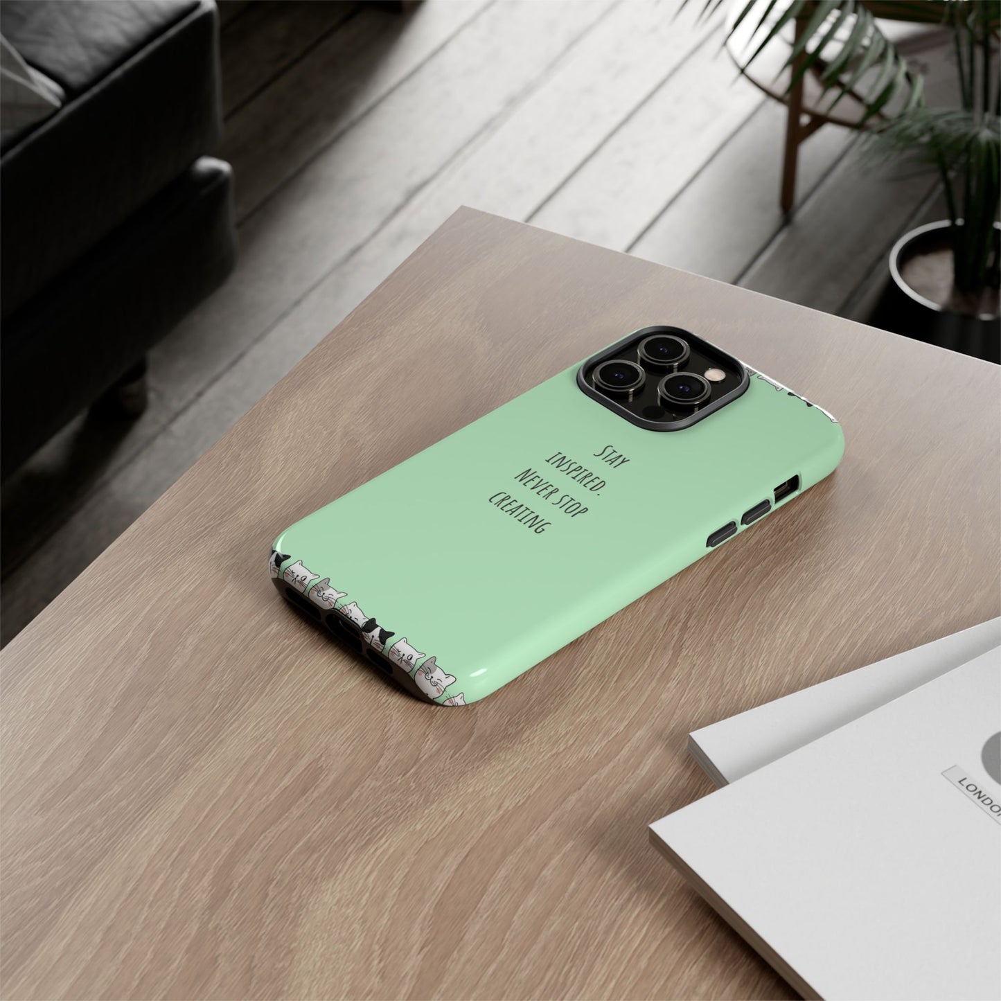 Tough Phone Case, Trendy Durable Glossy Finish, Stylish and Cute Smartphone Cover for Daily Use