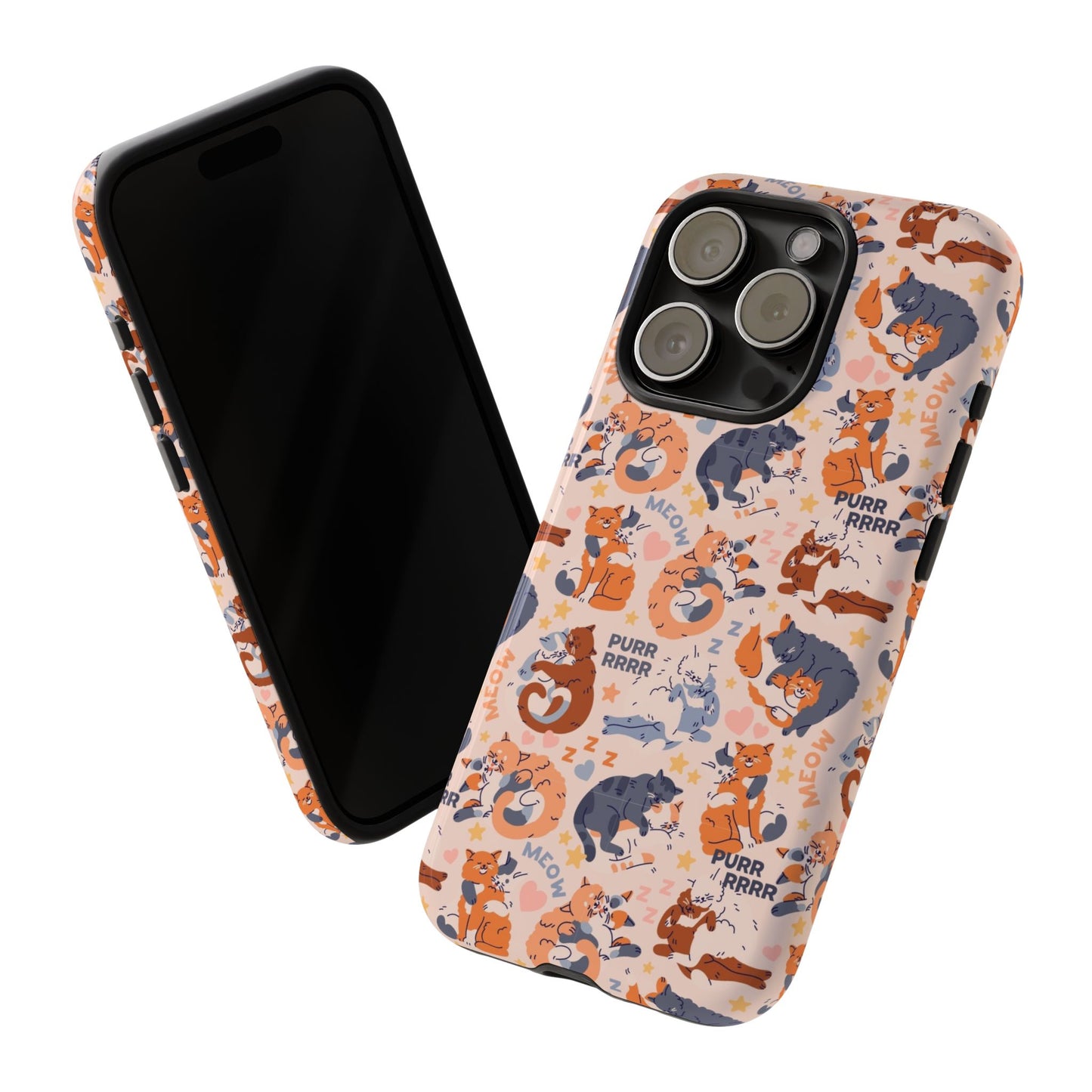 Durable Tough Phone Case, Trendy Cute Glossy Design, Stylish Smartphone Protection for Everyday Use