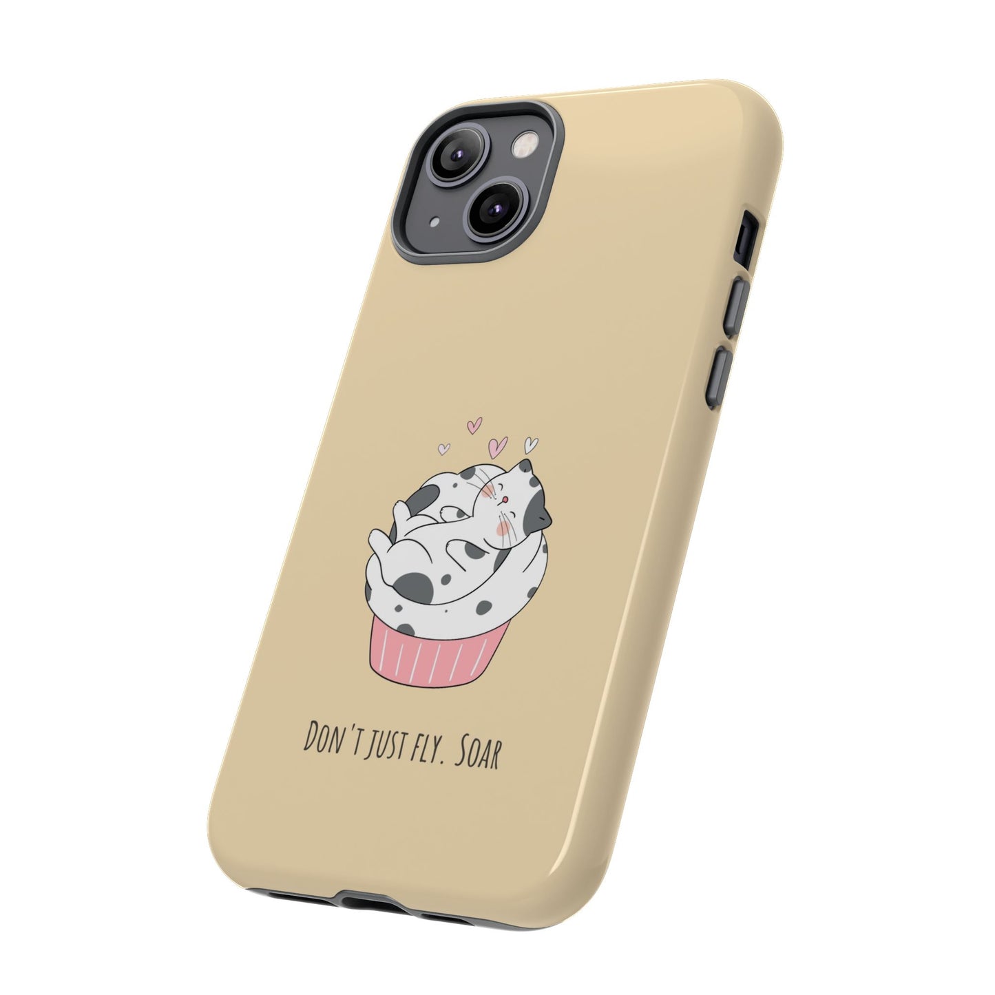 Tough Phone Case, Glossy Cute Design, Durable and Stylish, Trendy Smartphone Cover for Daily Use