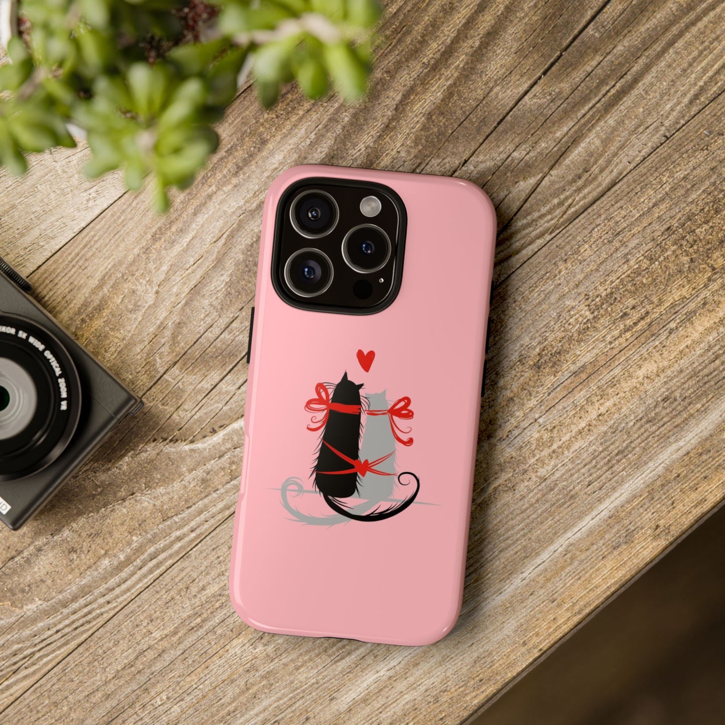 Cute Tough Phone Case, Trendy Glossy Finish, Durable and Fashionable, Stylish Everyday Cover, Smartphone Protection