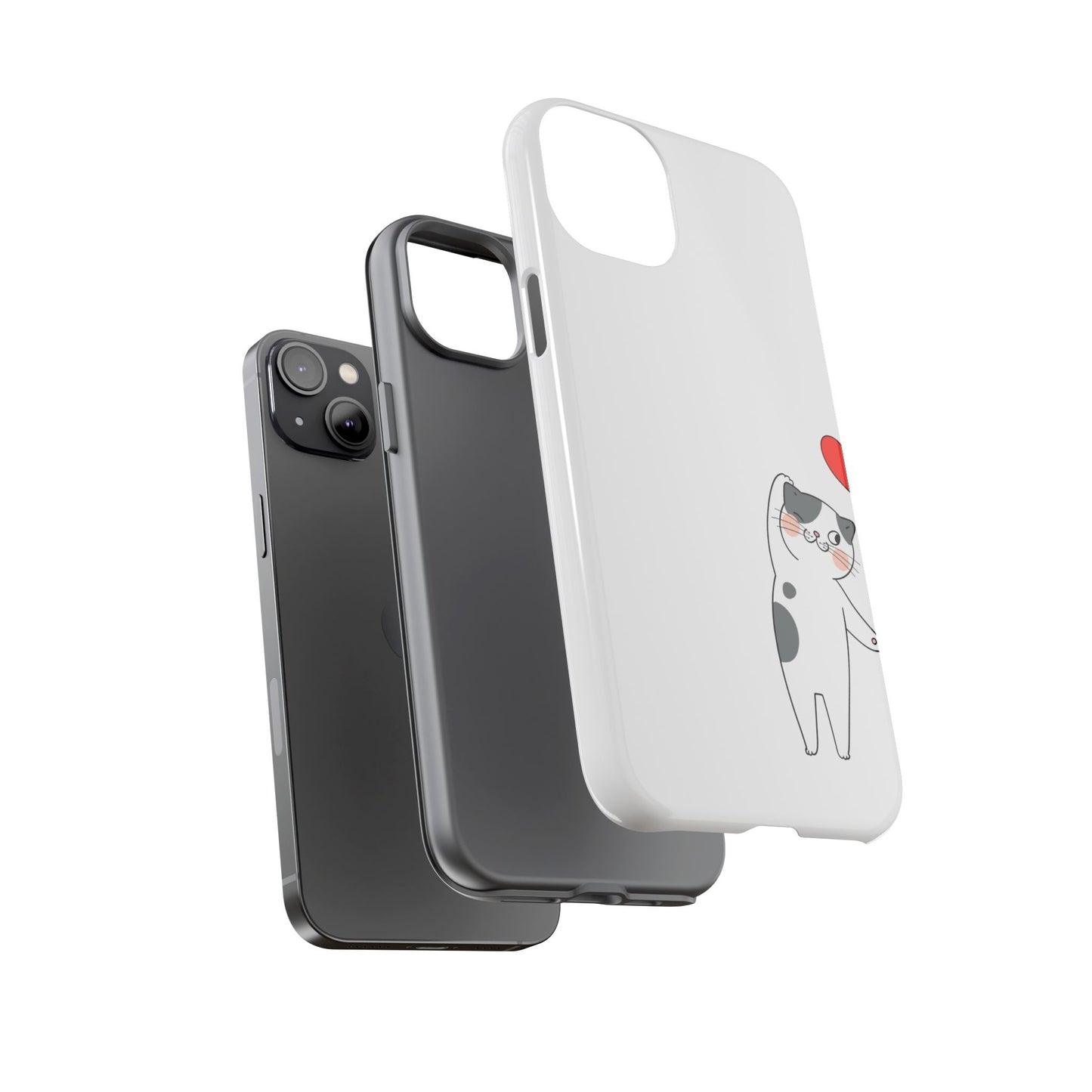 Tough Phone Case, Durable and Trendy Glossy Finish, Cute Stylish Design, Everyday Smartphone Protection