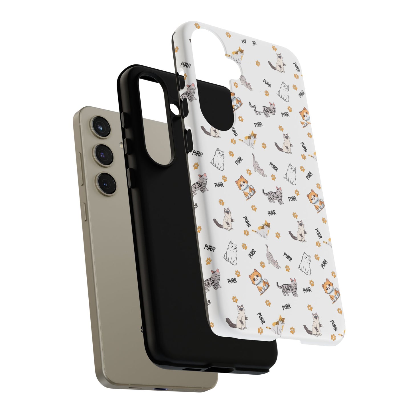 Tough Phone Case, Glossy Finish, Trendy and Cute, Durable Smartphone Protection for Daily Us