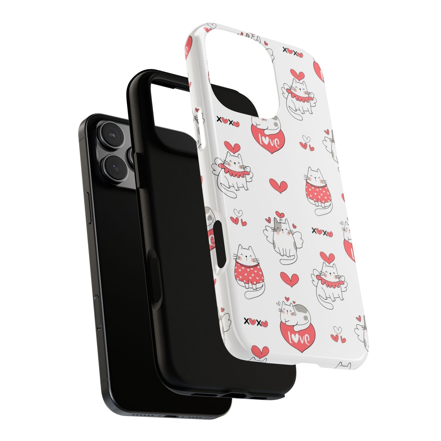 Durable Tough Phone Case, Trendy Glossy Cover, Stylish Cute Design, Perfect for Smartphone Protection