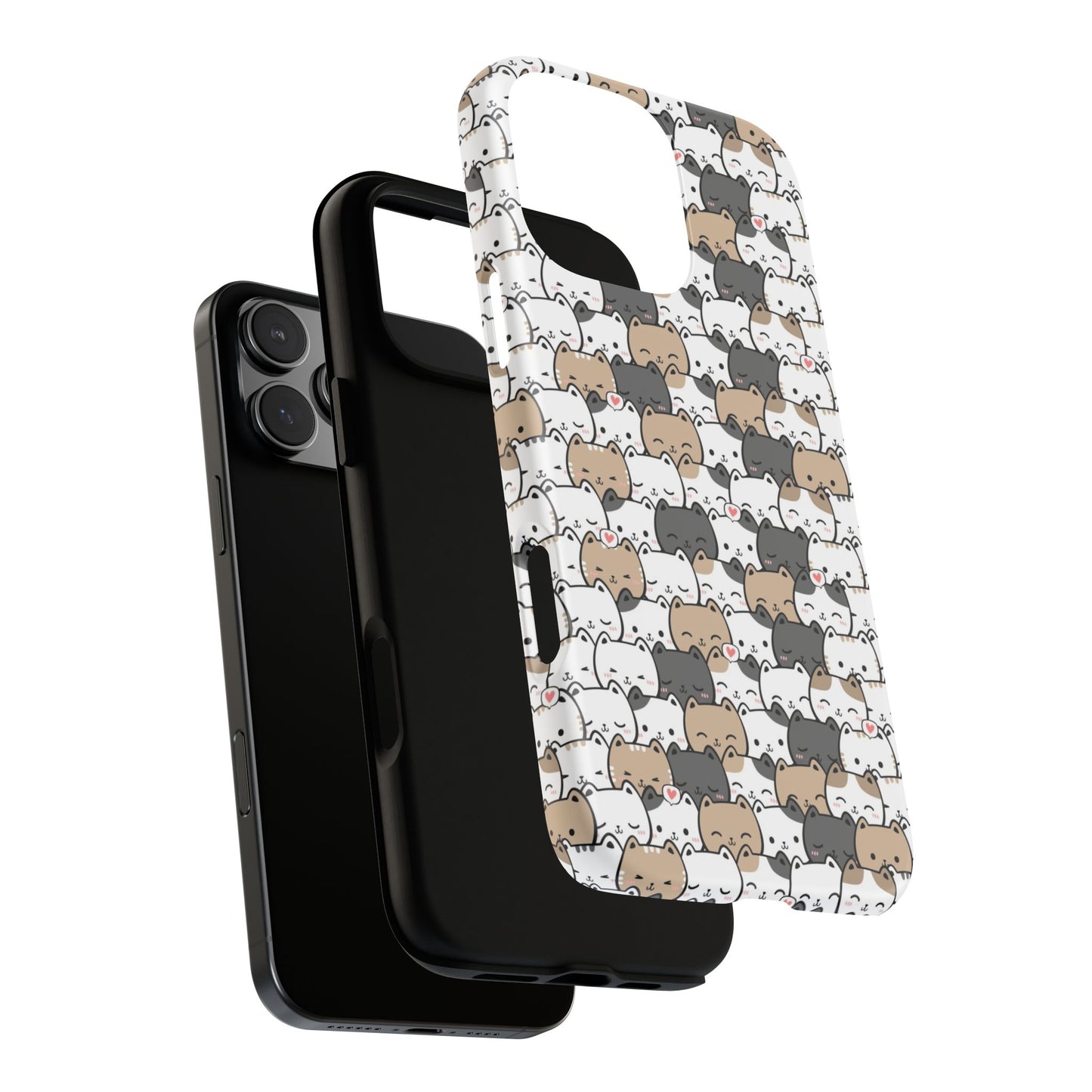 Tough Phone Case, Glossy Cute Finish, Durable and Stylish Design, Trendy Smartphone Protection