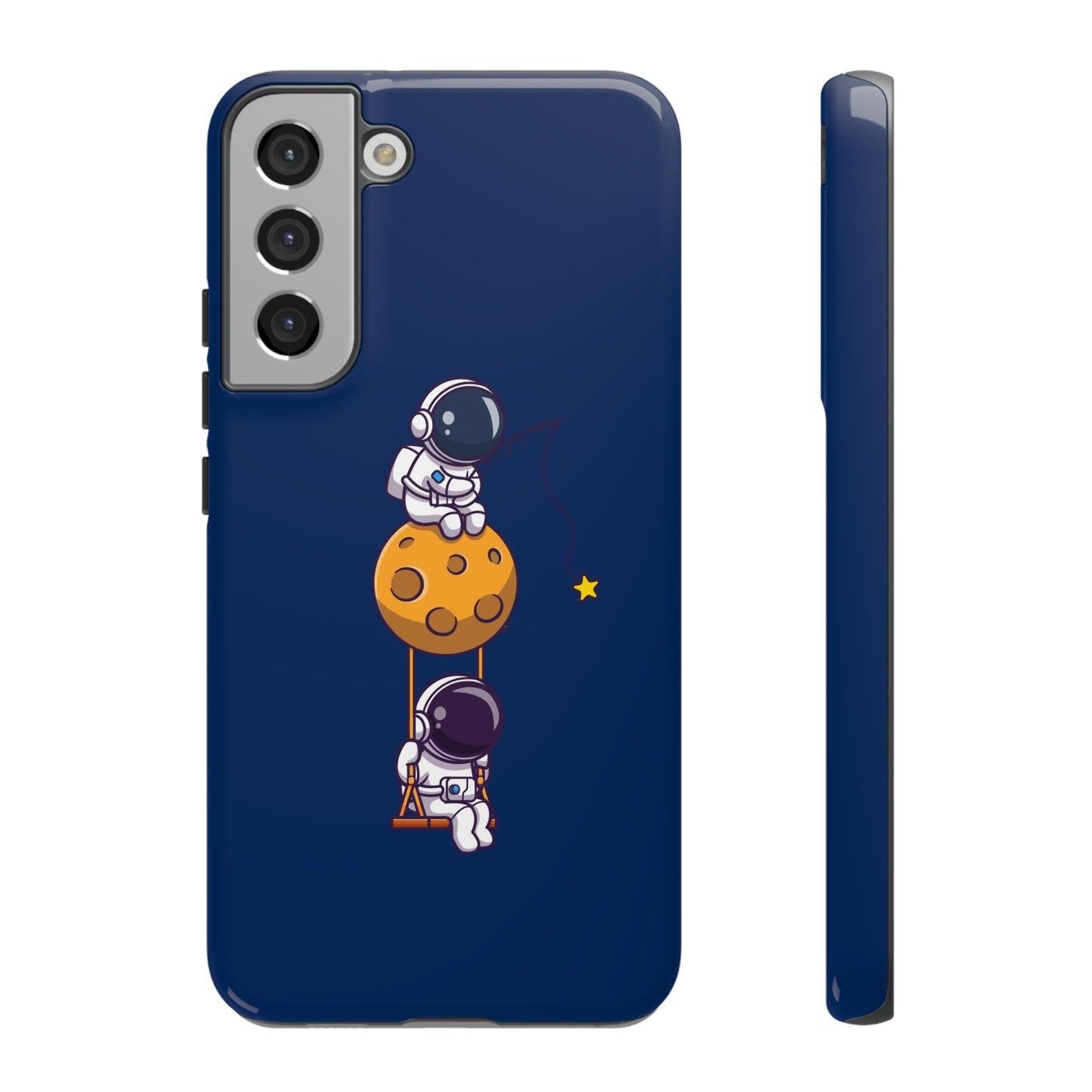 Astronaut Adventure Phone Case - Galaxy Design with Space Explorers