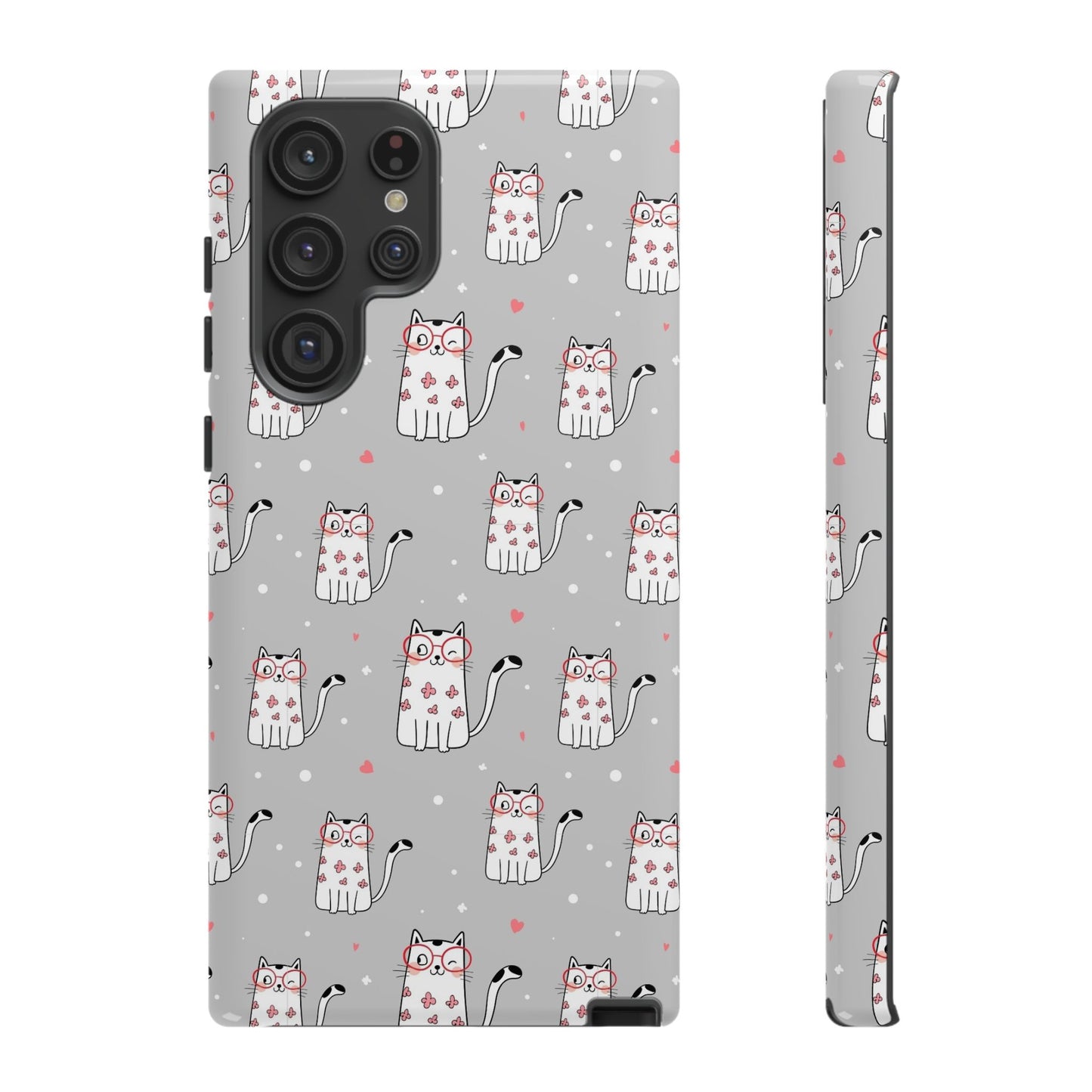 Durable Tough Phone Case, Stylish Glossy Cover, Trendy Cute Design, Perfect for Smartphone Use