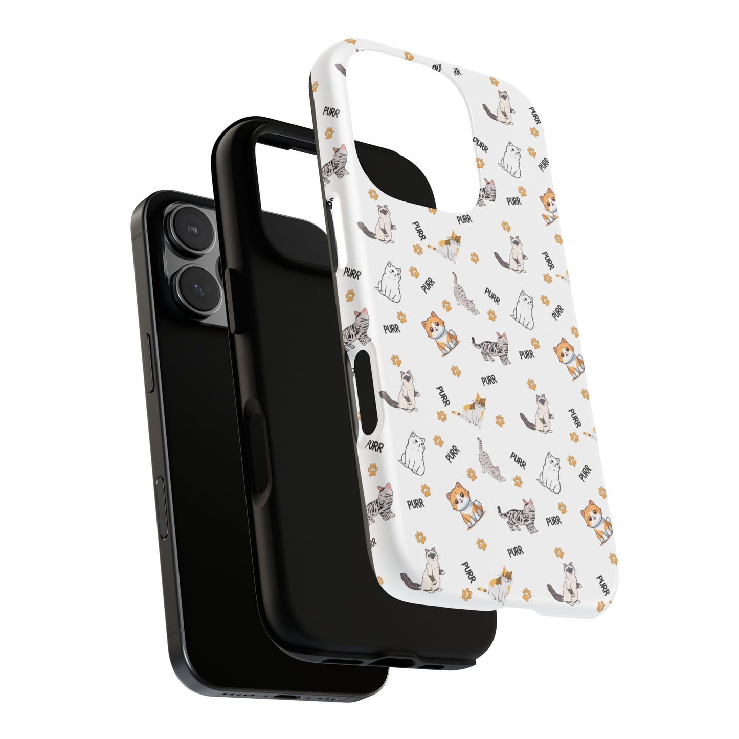 Tough Phone Case, Glossy Finish, Trendy and Cute, Durable Smartphone Protection for Daily Us