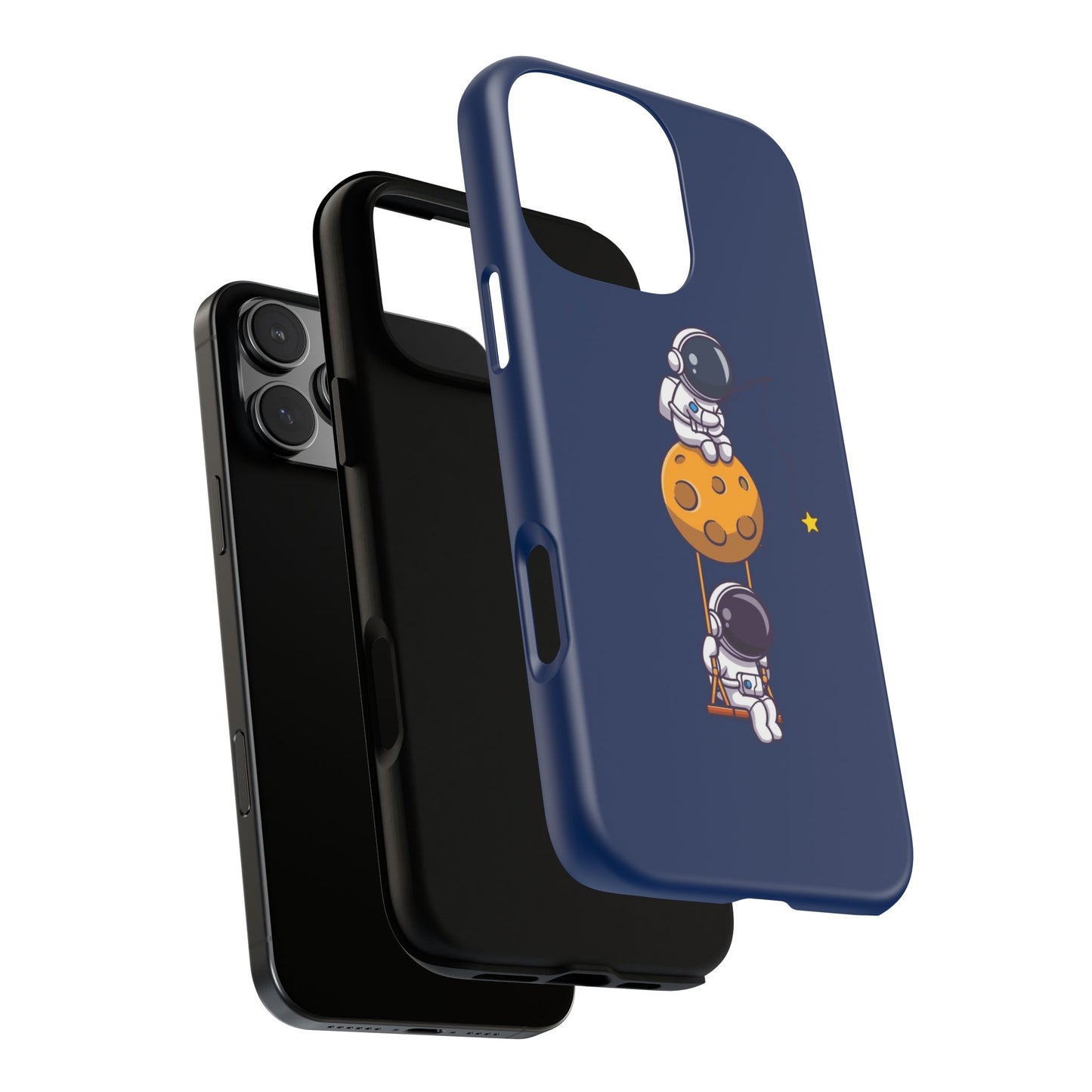 Astronaut Adventure Phone Case - Galaxy Design with Space Explorers