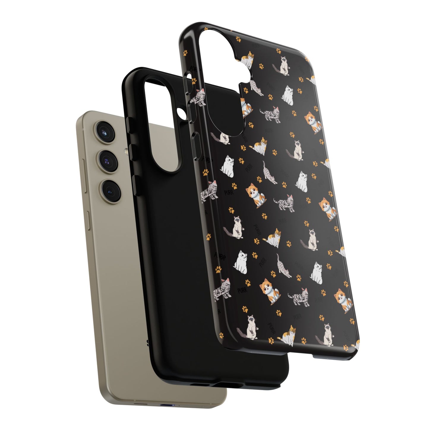 Durable Tough Phone Case, Stylish Glossy Finish, Trendy Cute Design, Everyday Protection for Smartphones