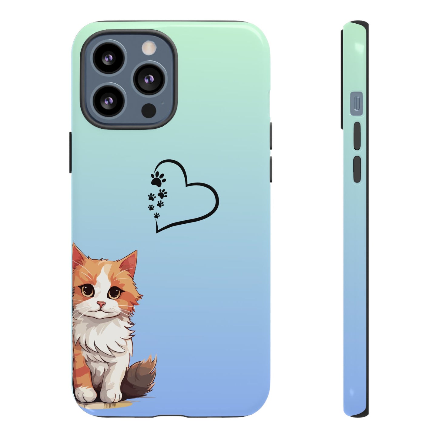 Trendy Tough Phone Case, Glossy Finish, Durable and Stylish, Cute Design for Smartphone Protection