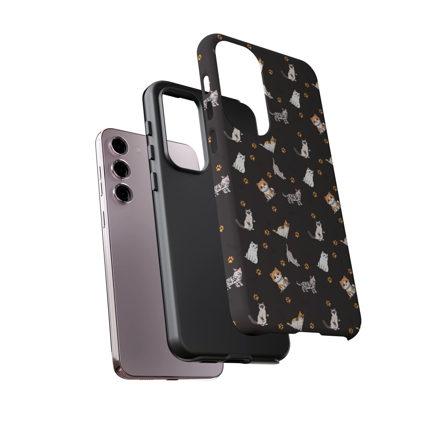 Durable Tough Phone Case, Stylish Glossy Finish, Trendy Cute Design, Everyday Protection for Smartphones