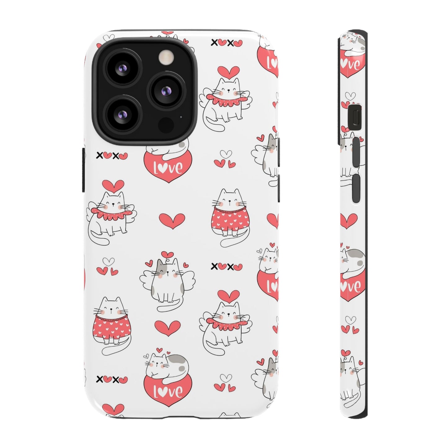 Durable Tough Phone Case, Trendy Glossy Cover, Stylish Cute Design, Perfect for Smartphone Protection