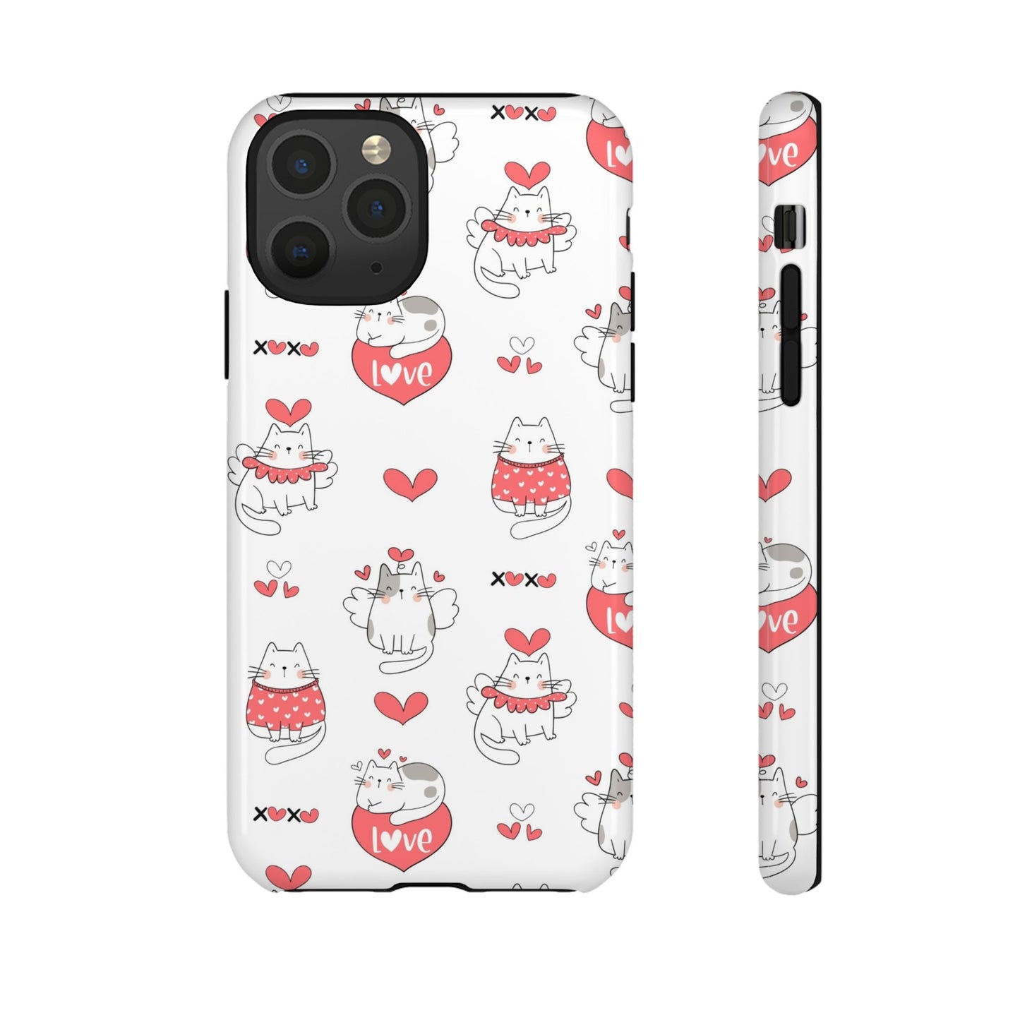 Durable Tough Phone Case, Trendy Glossy Cover, Stylish Cute Design, Perfect for Smartphone Protection