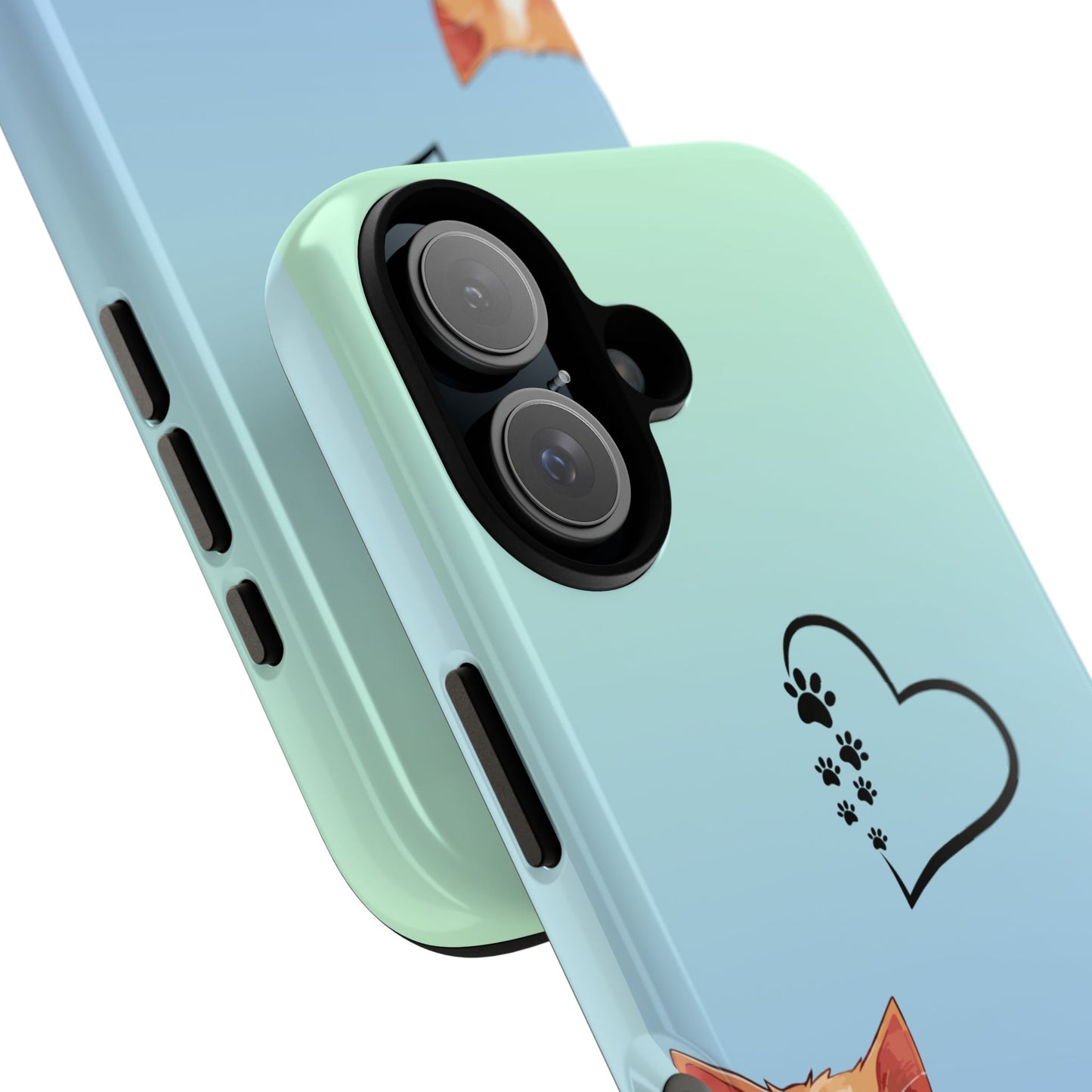 Trendy Tough Phone Case, Glossy Finish, Durable and Stylish, Cute Design for Smartphone Protection