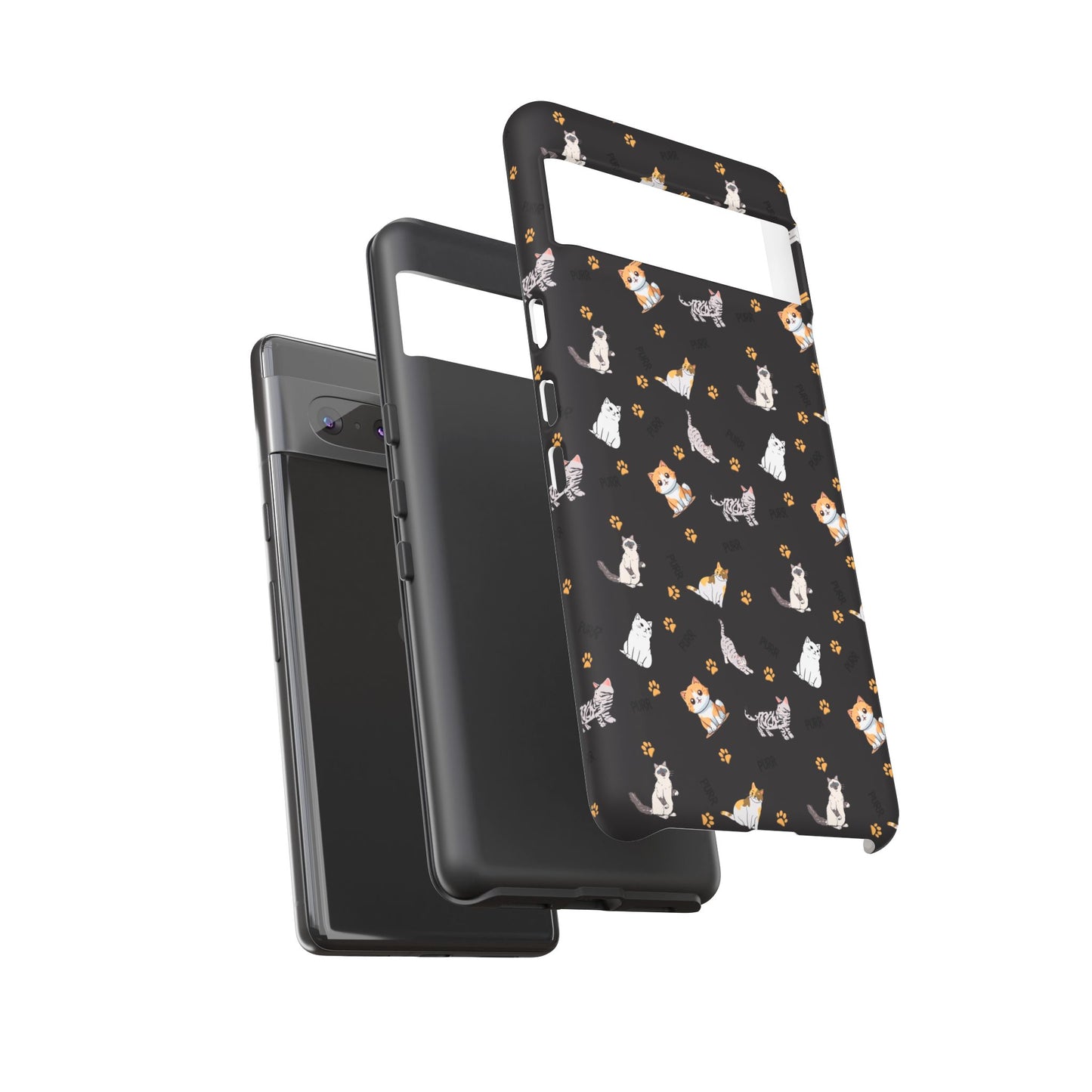 Durable Tough Phone Case, Stylish Glossy Finish, Trendy Cute Design, Everyday Protection for Smartphones