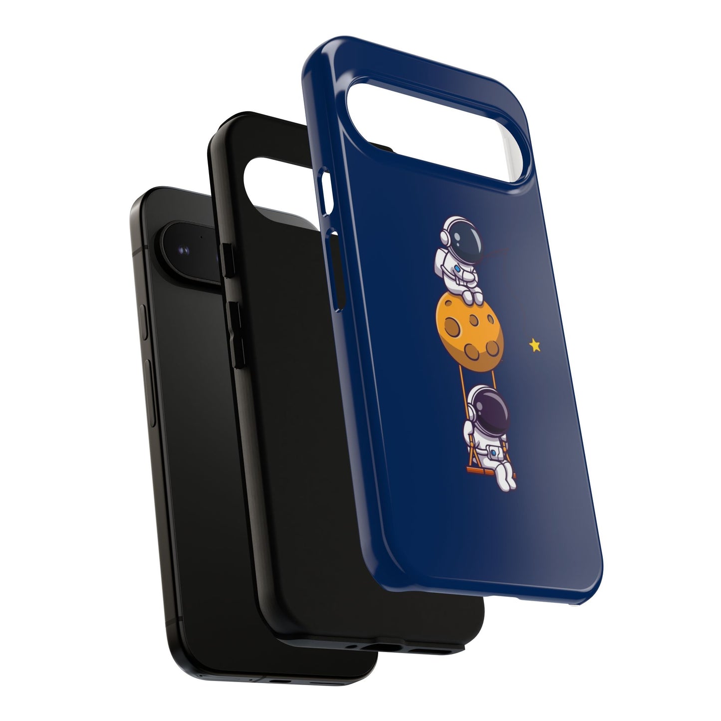 Astronaut Adventure Phone Case - Galaxy Design with Space Explorers