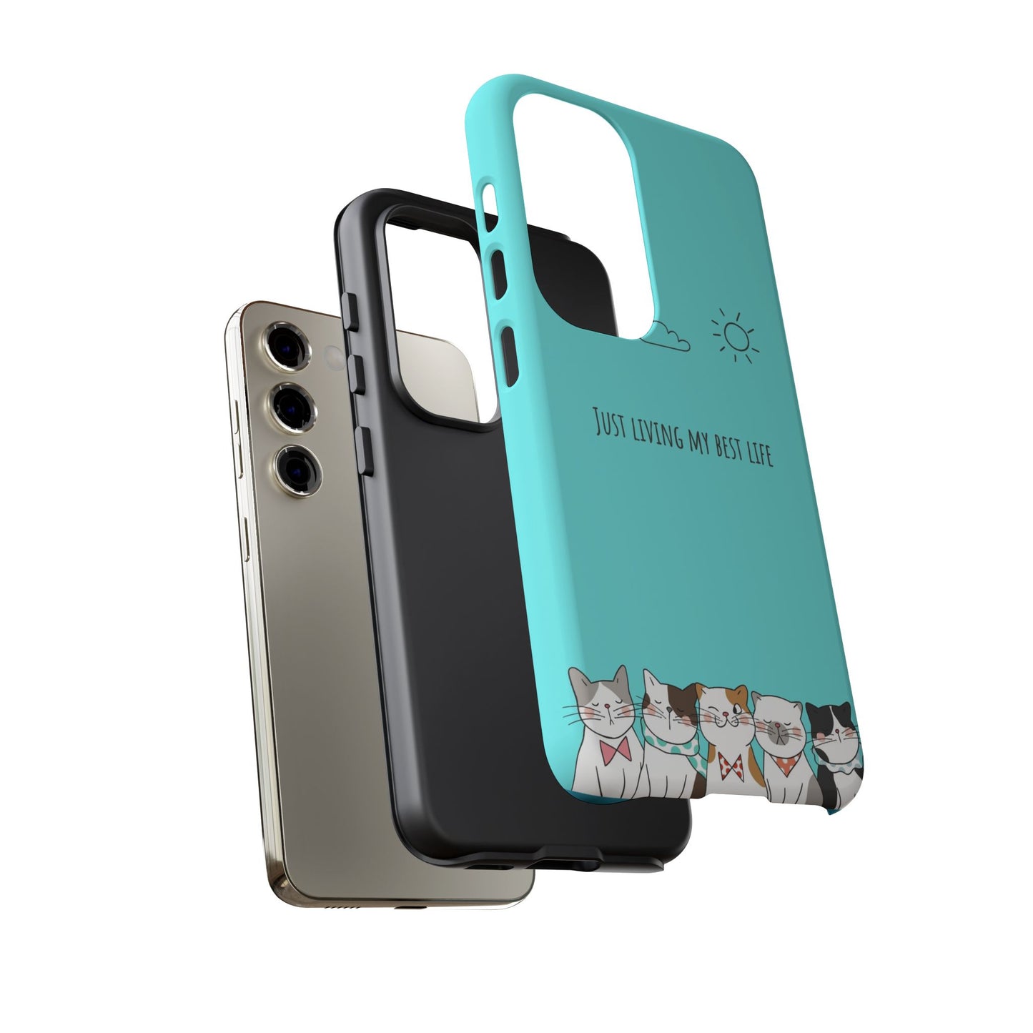 Durable Tough Phone Case, Stylish Trendy Glossy Finish, Cute Design for Smartphone Protection
