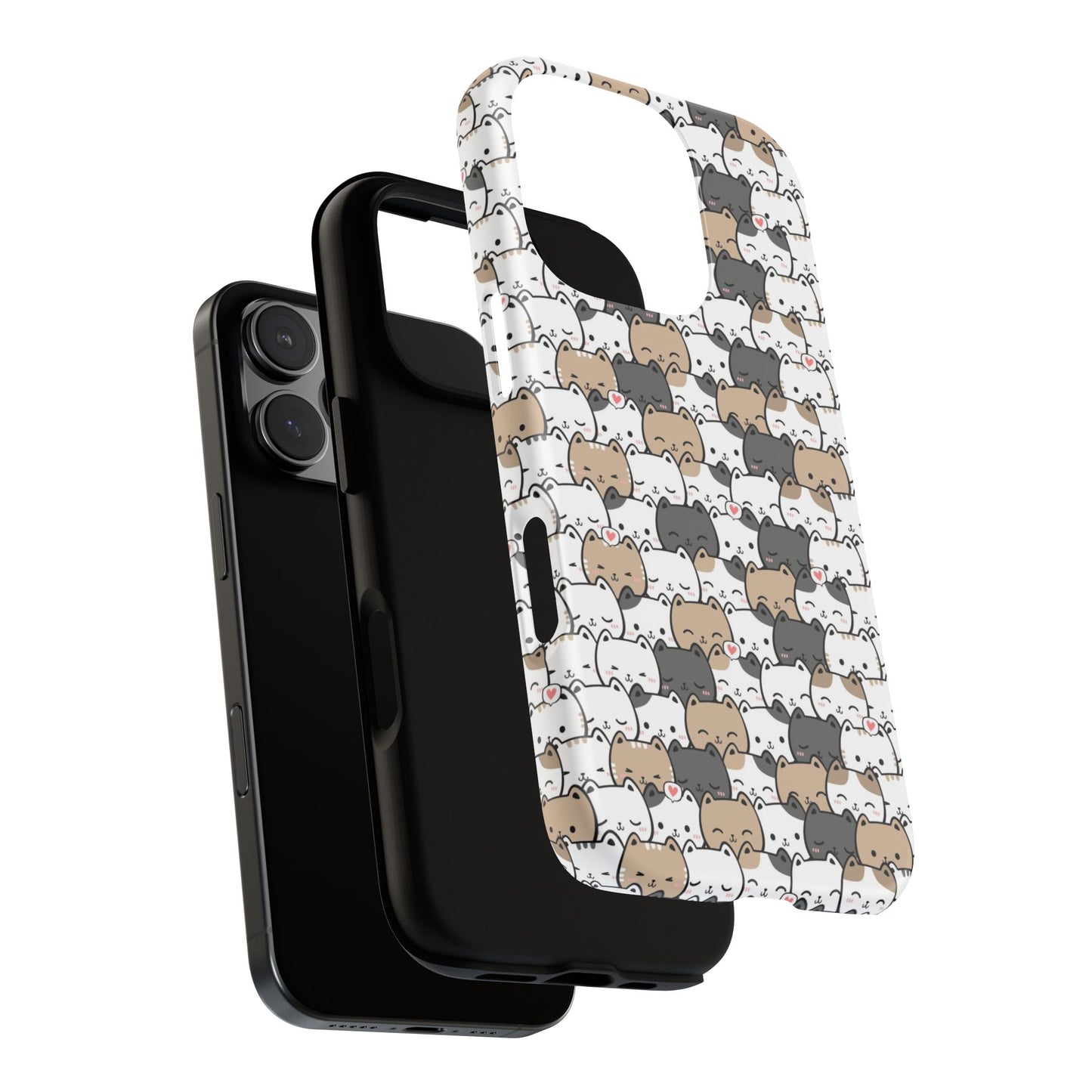 Tough Phone Case, Glossy Cute Finish, Durable and Stylish Design, Trendy Smartphone Protection