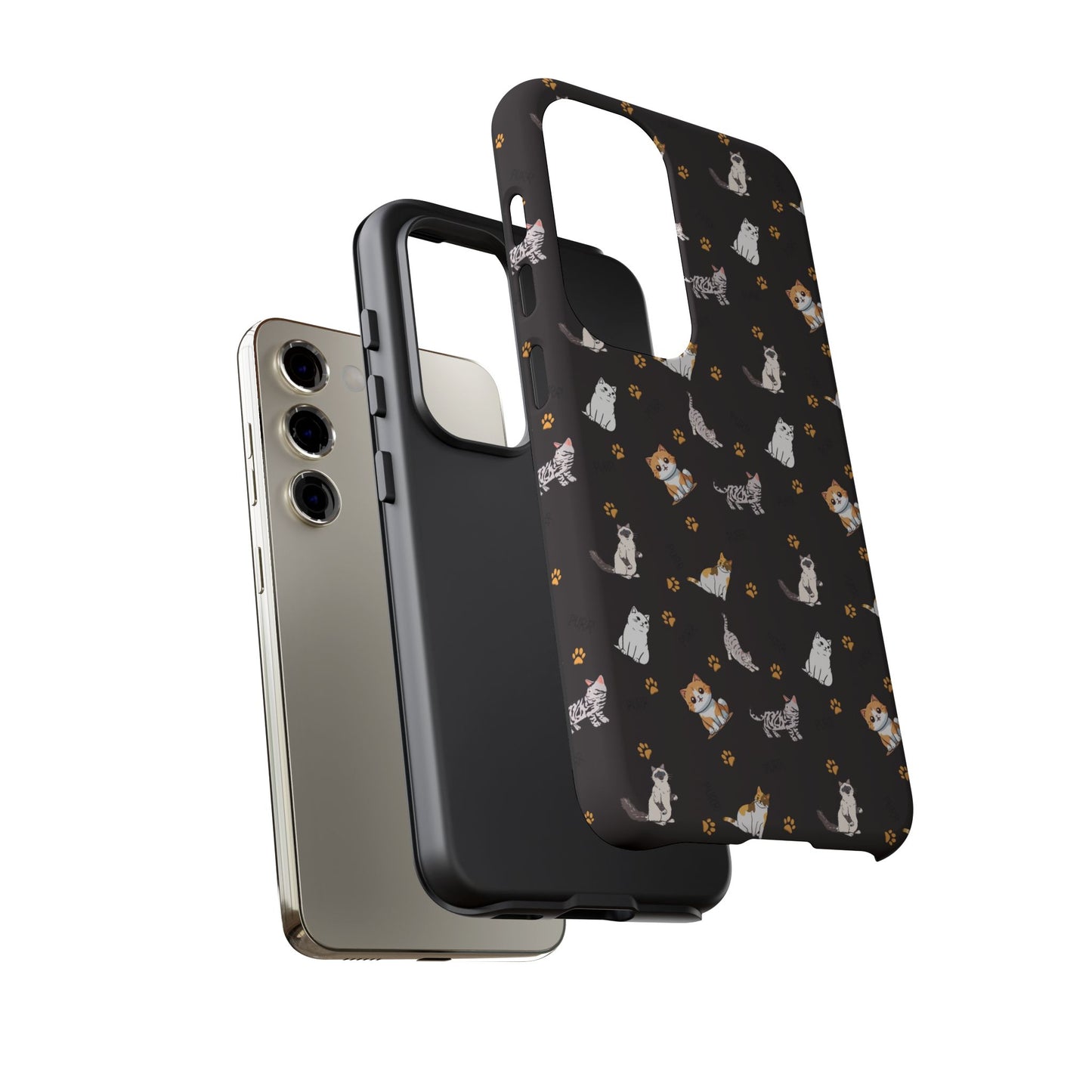 Durable Tough Phone Case, Stylish Glossy Finish, Trendy Cute Design, Everyday Protection for Smartphones