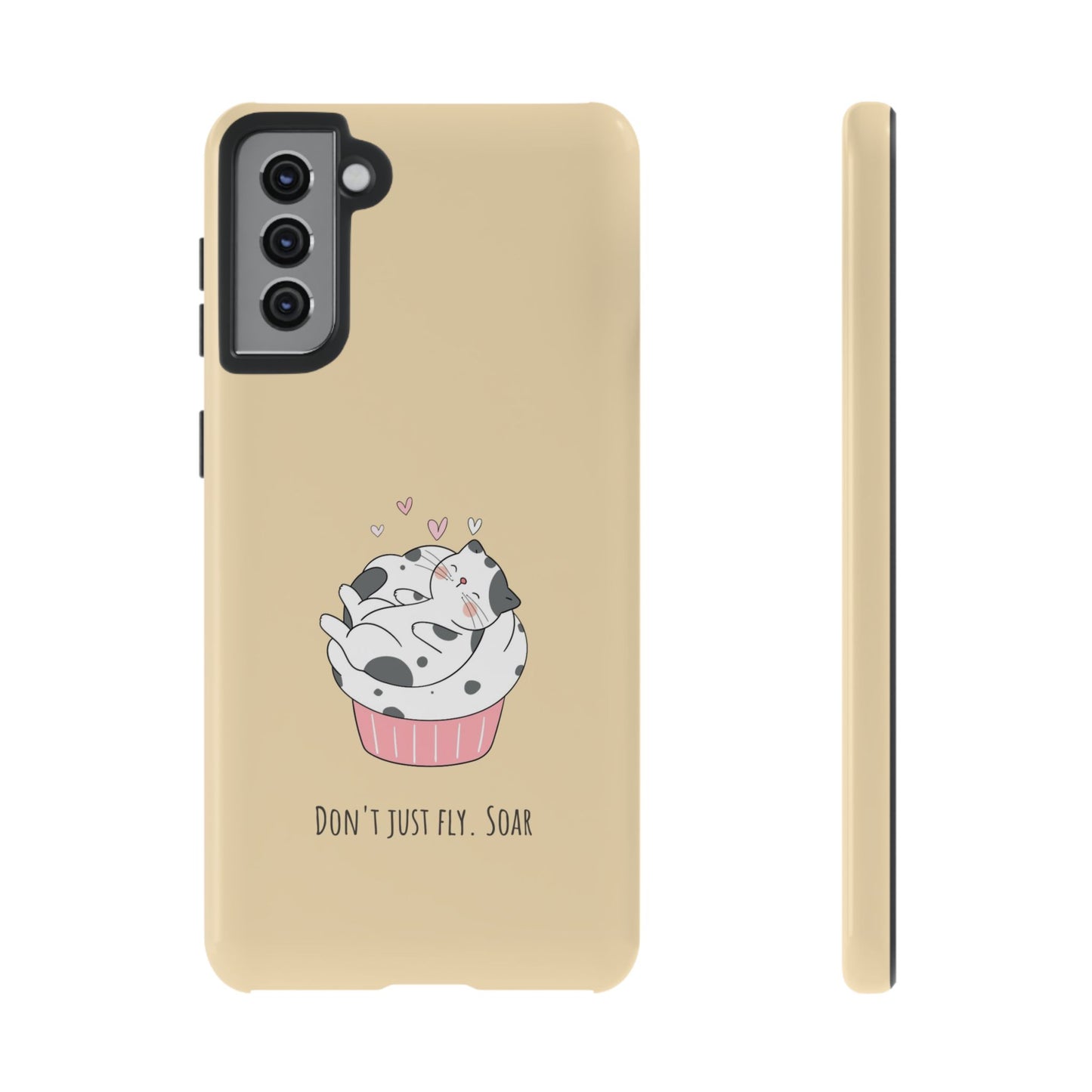 Tough Phone Case, Glossy Cute Design, Durable and Stylish, Trendy Smartphone Cover for Daily Use