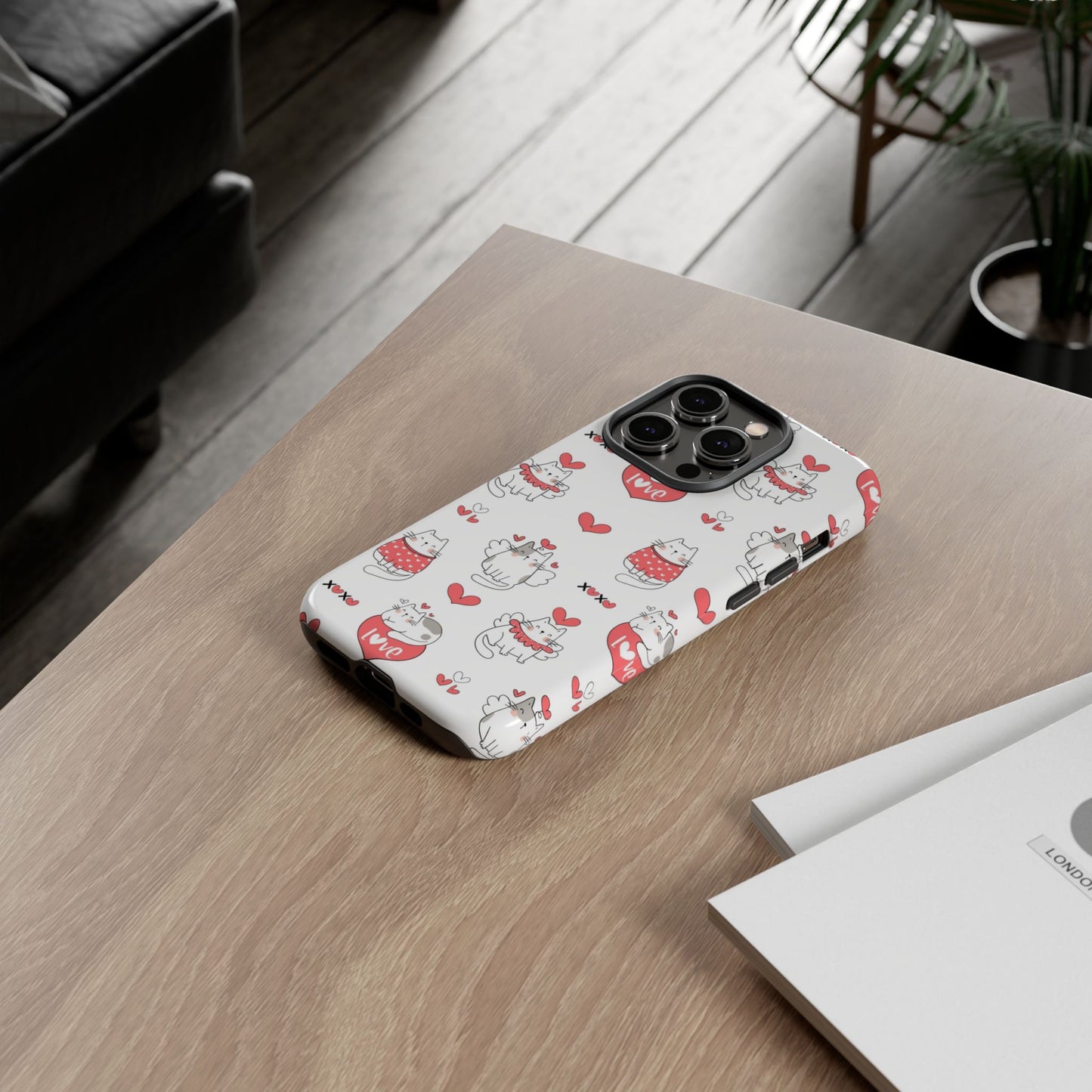 Durable Tough Phone Case, Trendy Glossy Cover, Stylish Cute Design, Perfect for Smartphone Protection