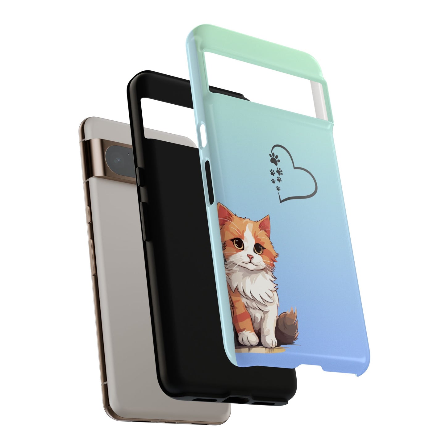 Trendy Tough Phone Case, Glossy Finish, Durable and Stylish, Cute Design for Smartphone Protection