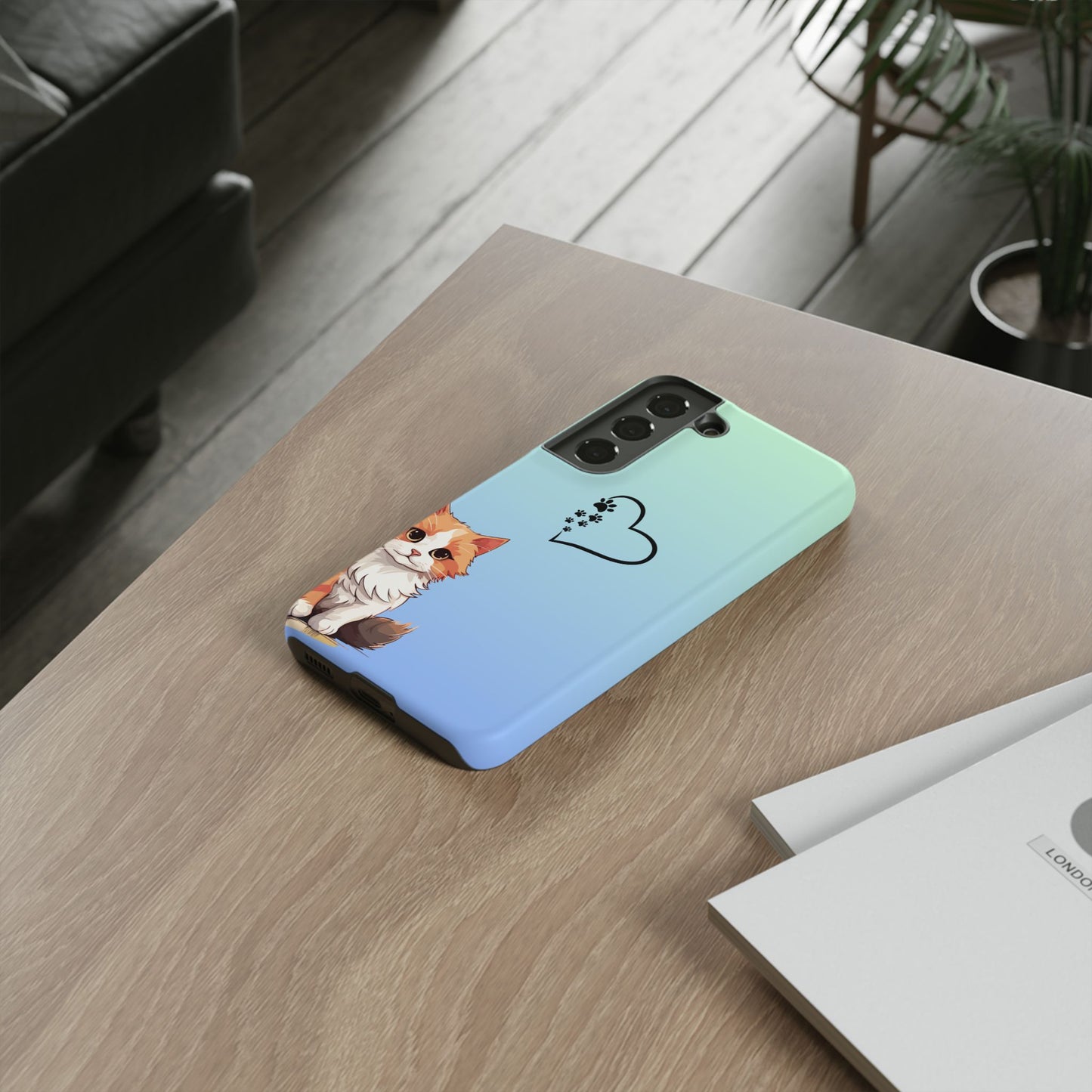 Trendy Tough Phone Case, Glossy Finish, Durable and Stylish, Cute Design for Smartphone Protection