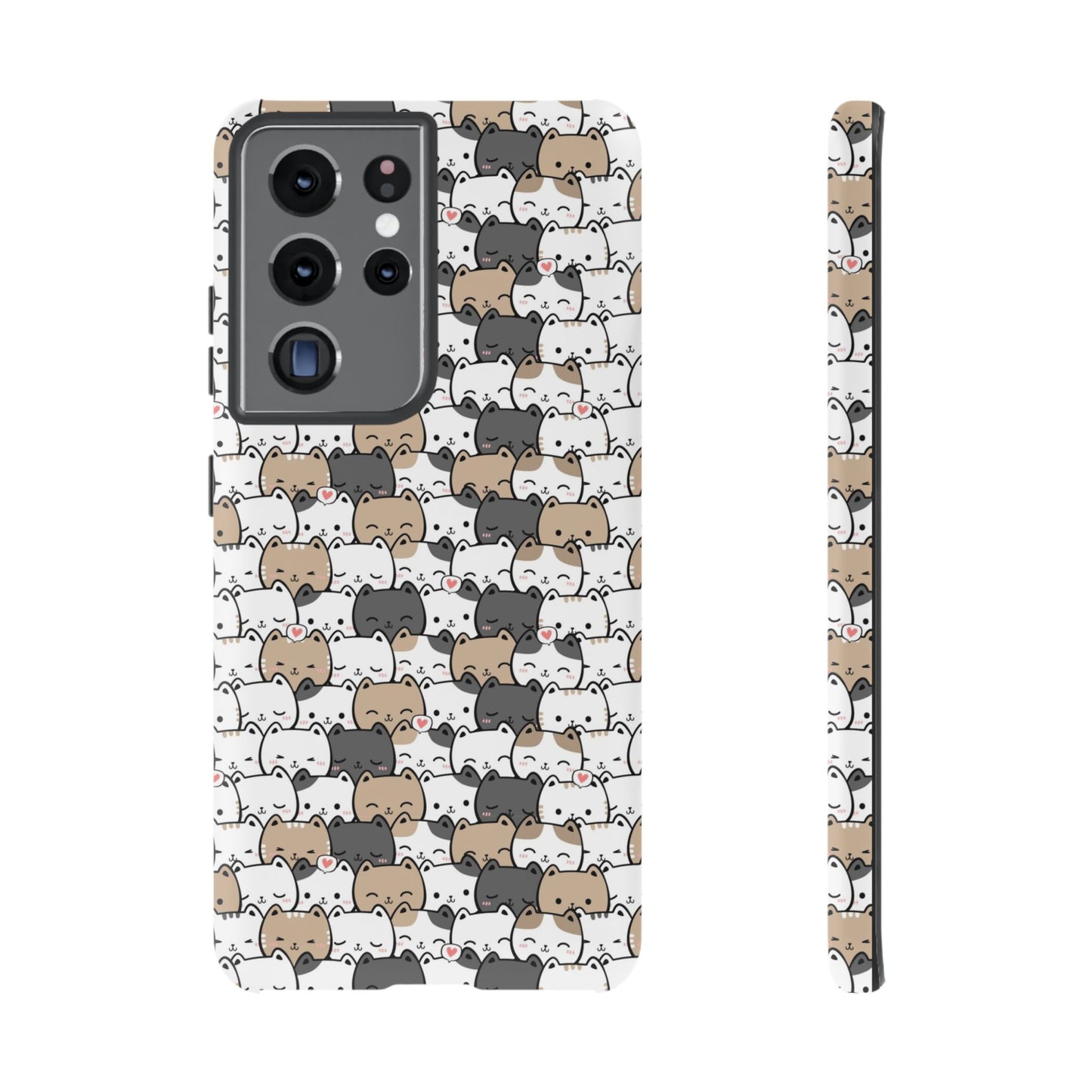 Tough Phone Case, Glossy Cute Finish, Durable and Stylish Design, Trendy Smartphone Protection