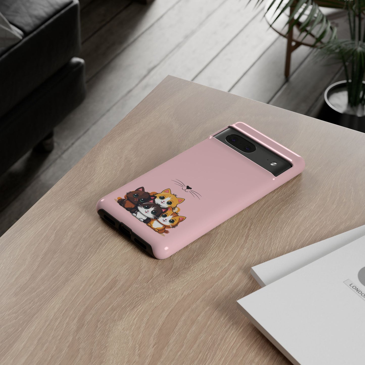 Durable Tough Phone Case, Glossy Stylish Finish, Trendy and Cute Design, Fashionable Everyday Smartphone Cover