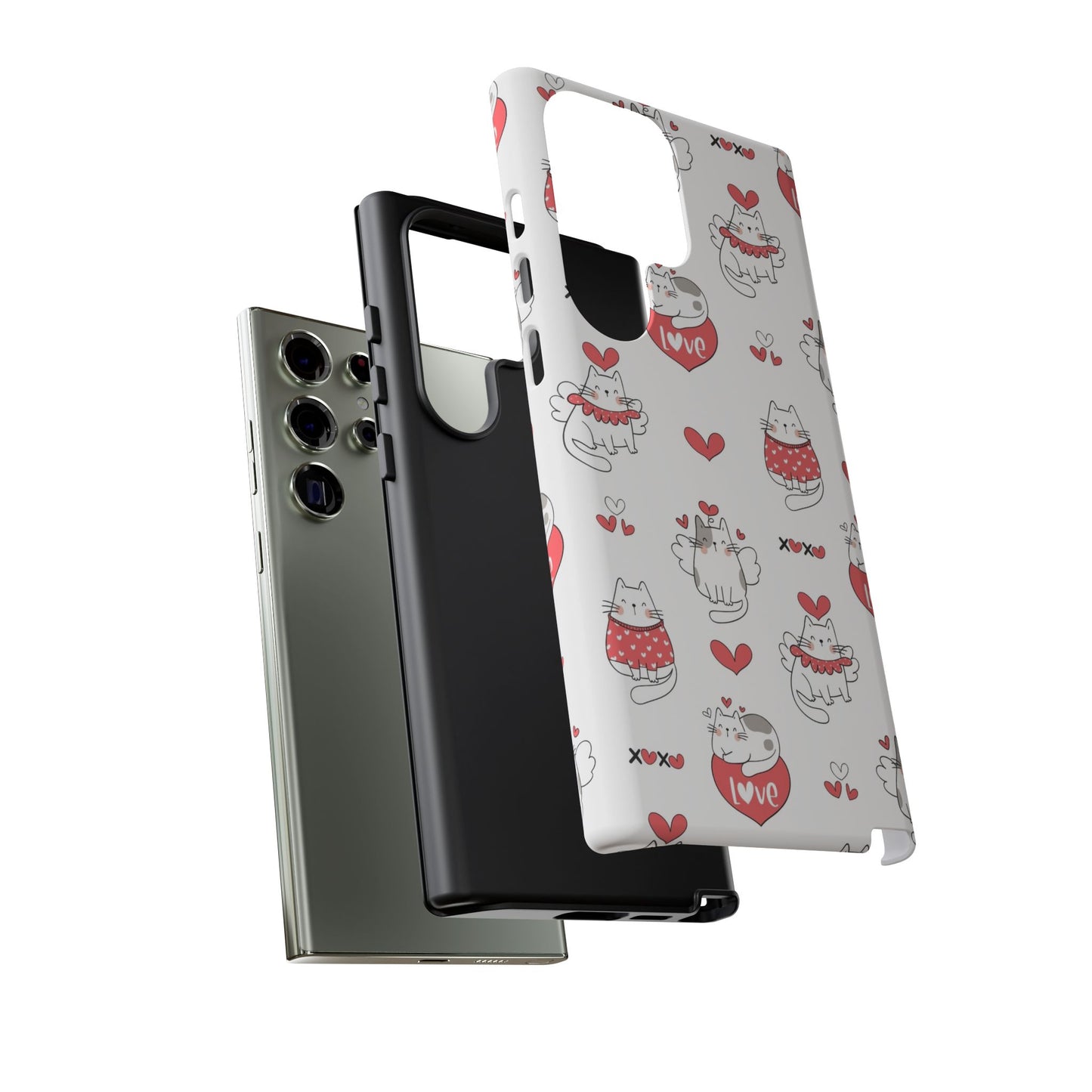 Durable Tough Phone Case, Trendy Glossy Cover, Stylish Cute Design, Perfect for Smartphone Protection