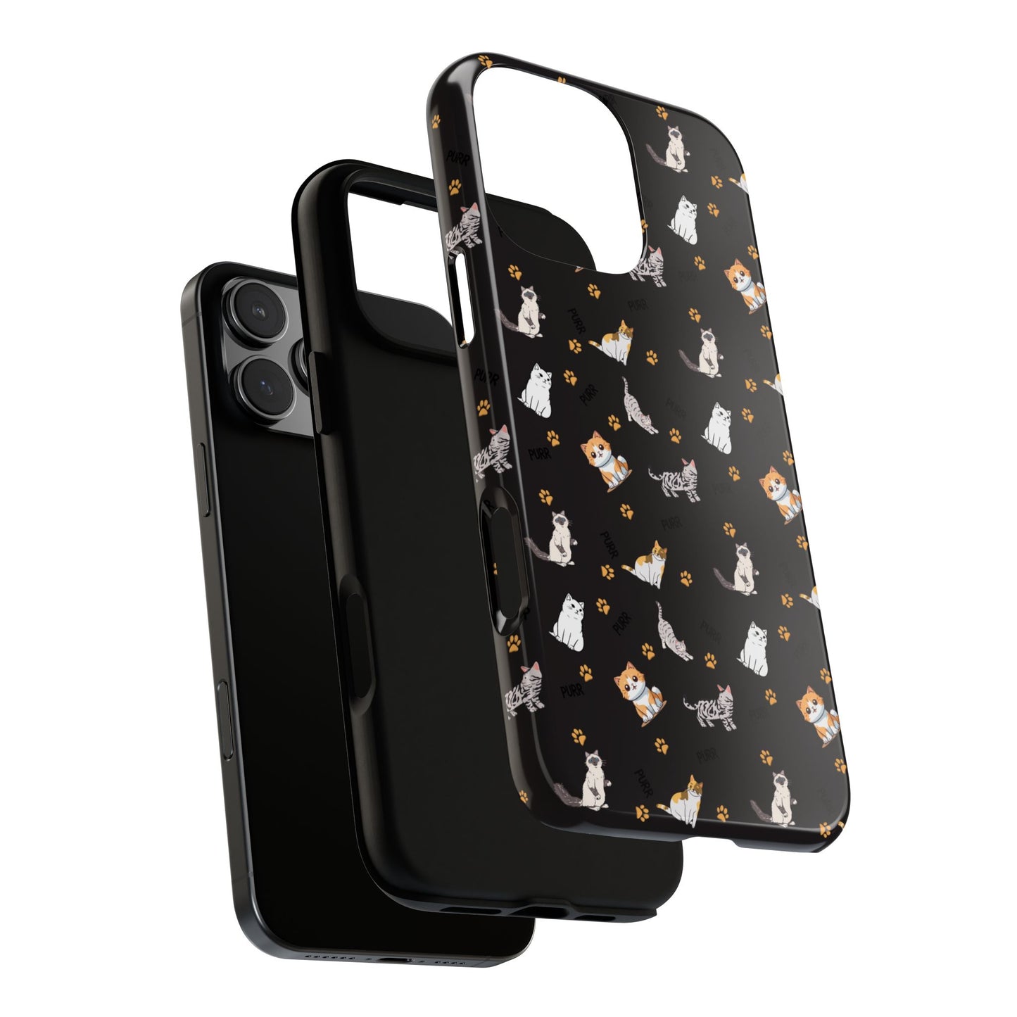 Durable Tough Phone Case, Stylish Glossy Finish, Trendy Cute Design, Everyday Protection for Smartphones