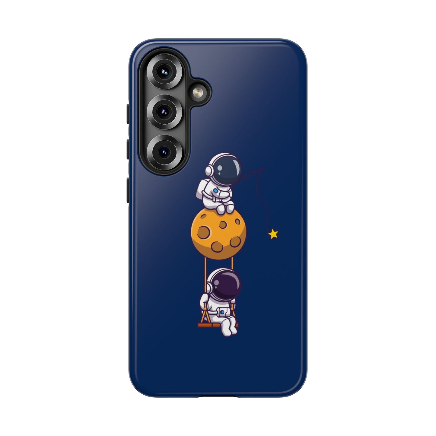 Astronaut Adventure Phone Case - Galaxy Design with Space Explorers