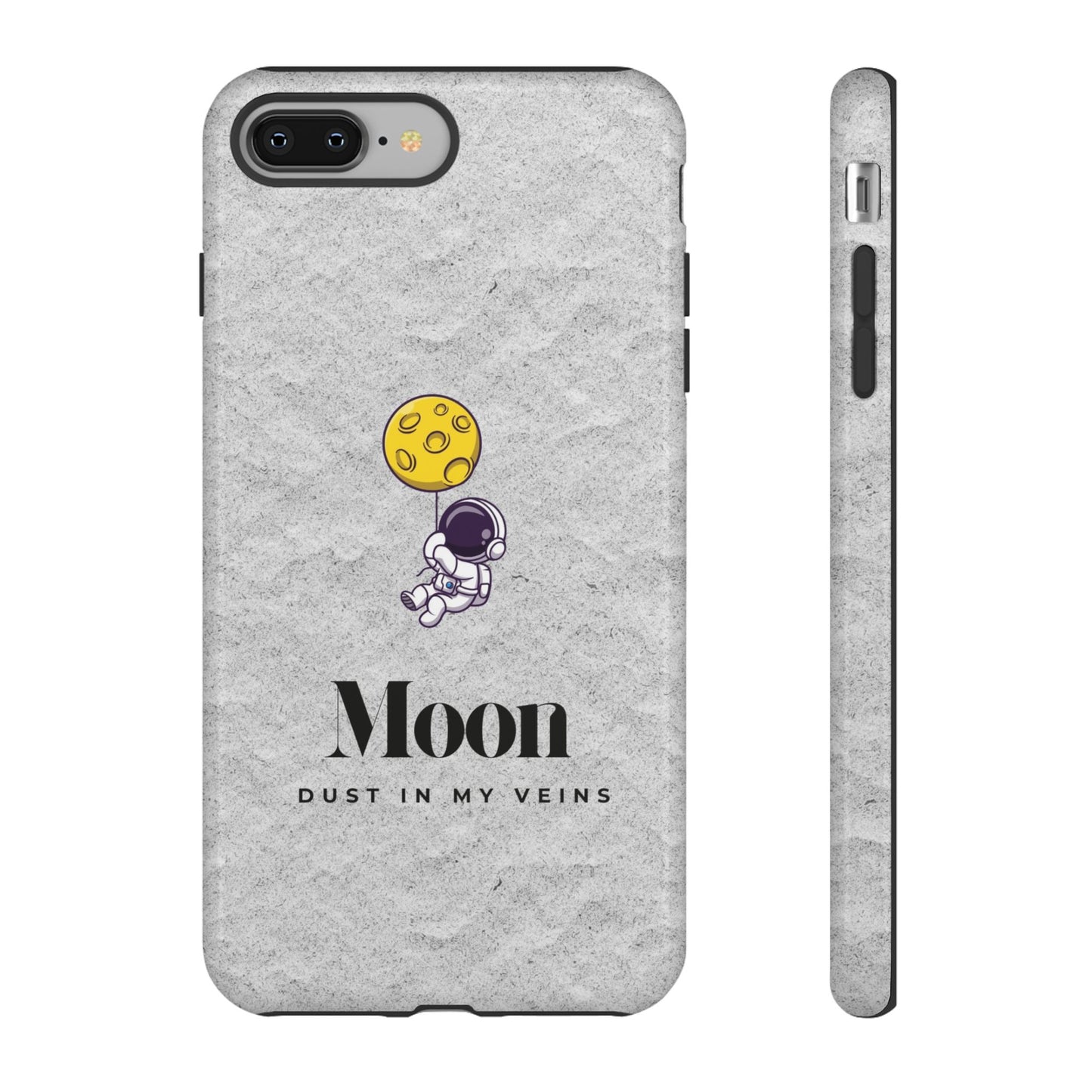 Astronaut Moon Phone Case - "Dust in My Veins" Durable Tough Case