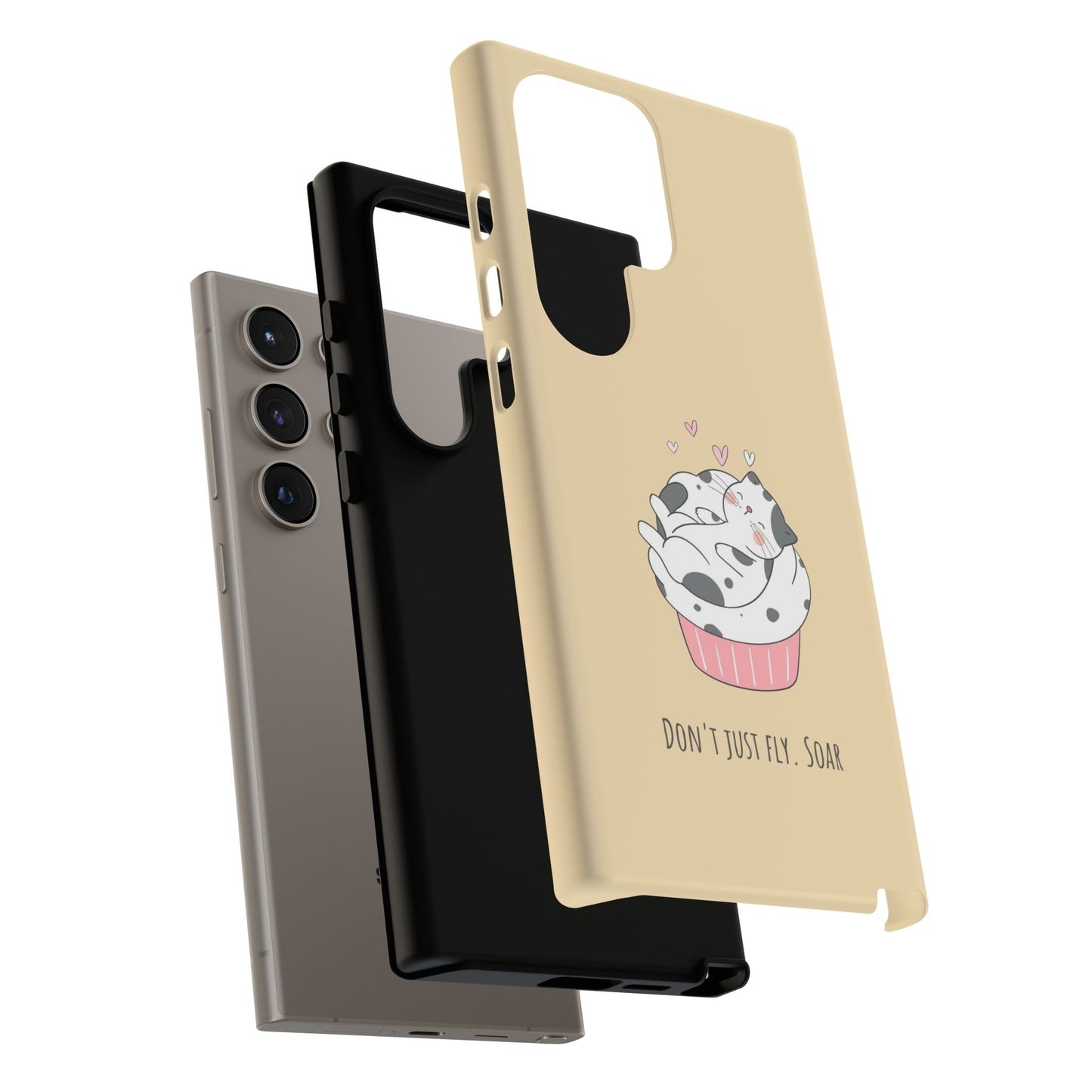 Tough Phone Case, Glossy Cute Design, Durable and Stylish, Trendy Smartphone Cover for Daily Use