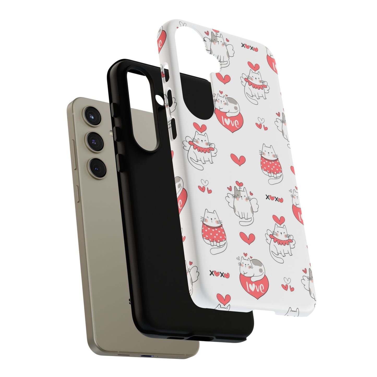 Durable Tough Phone Case, Trendy Glossy Cover, Stylish Cute Design, Perfect for Smartphone Protection