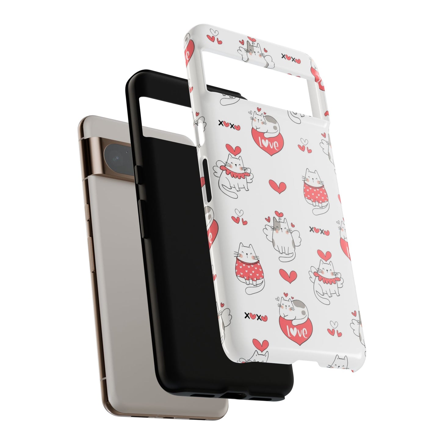 Durable Tough Phone Case, Trendy Glossy Cover, Stylish Cute Design, Perfect for Smartphone Protection
