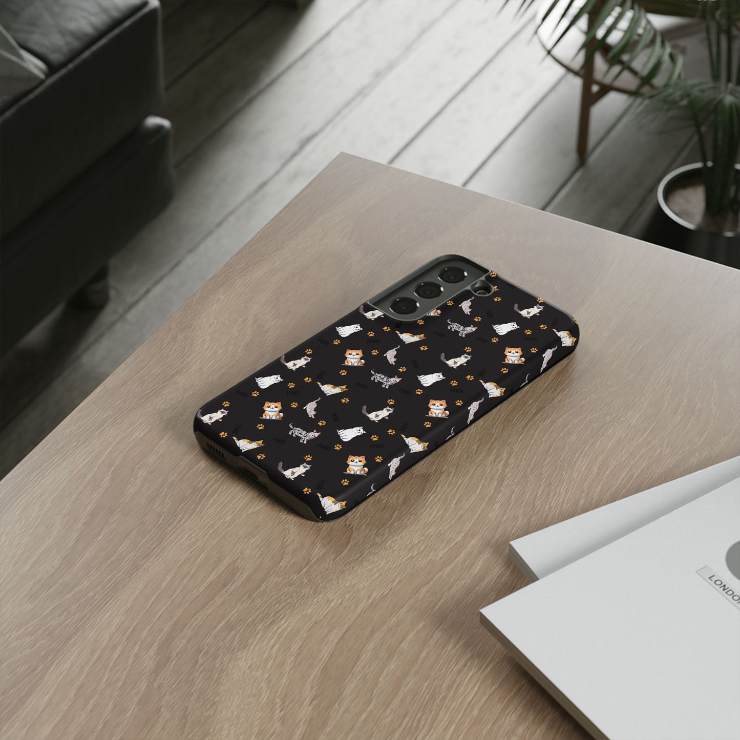 Durable Tough Phone Case, Stylish Glossy Finish, Trendy Cute Design, Everyday Protection for Smartphones